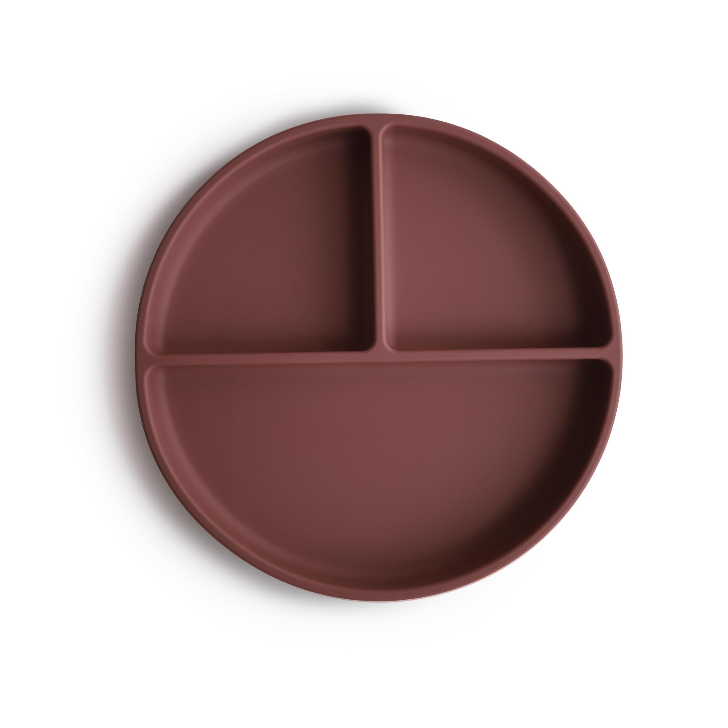 mushie Silicone Suction Plate | BPA-Free Non-Slip Design (Ivory)