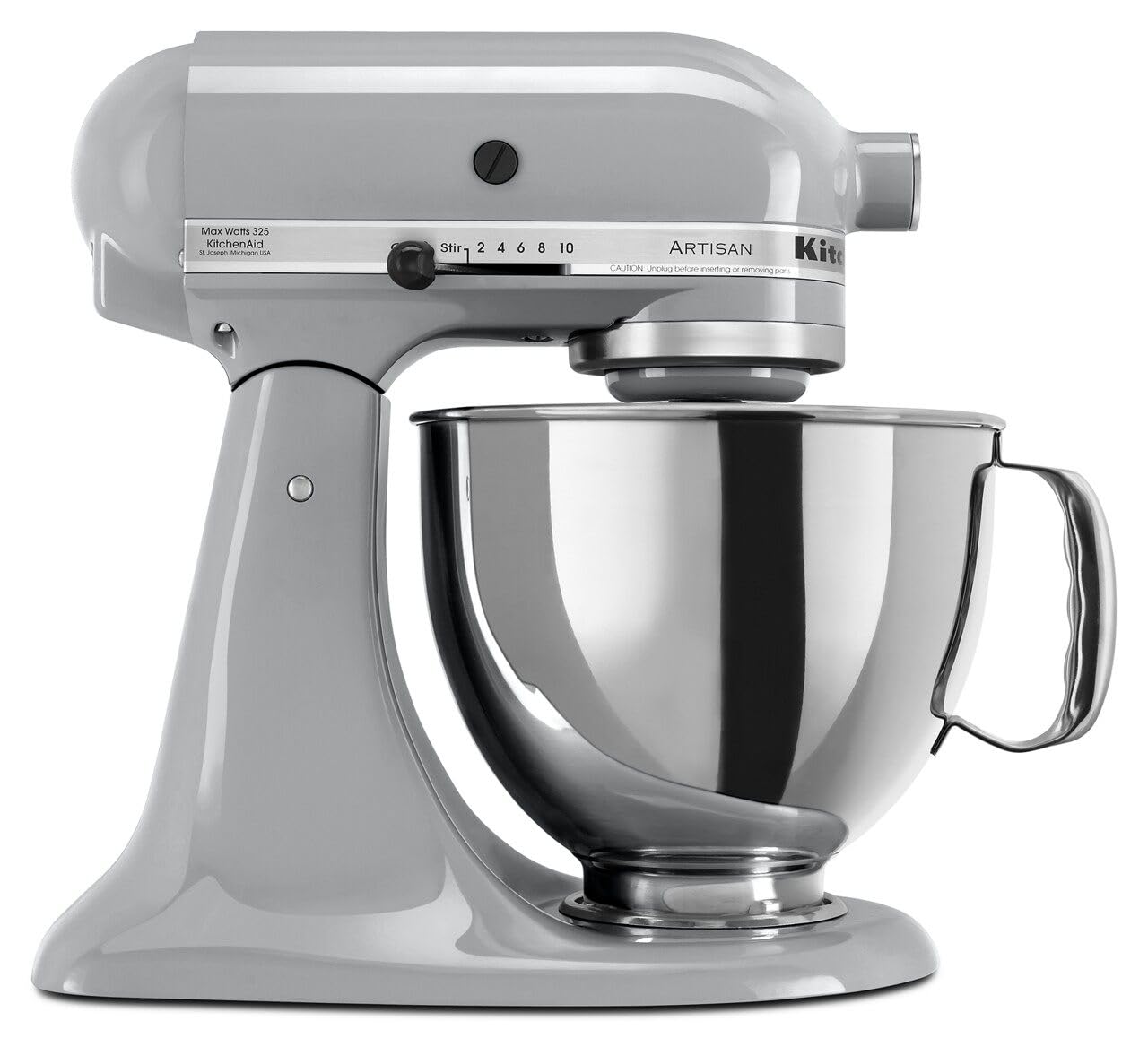 KitchenAid Artisan Series 5-Quart Tilt-Head Stand Mixer, Almond Cream, KSM150PSAC