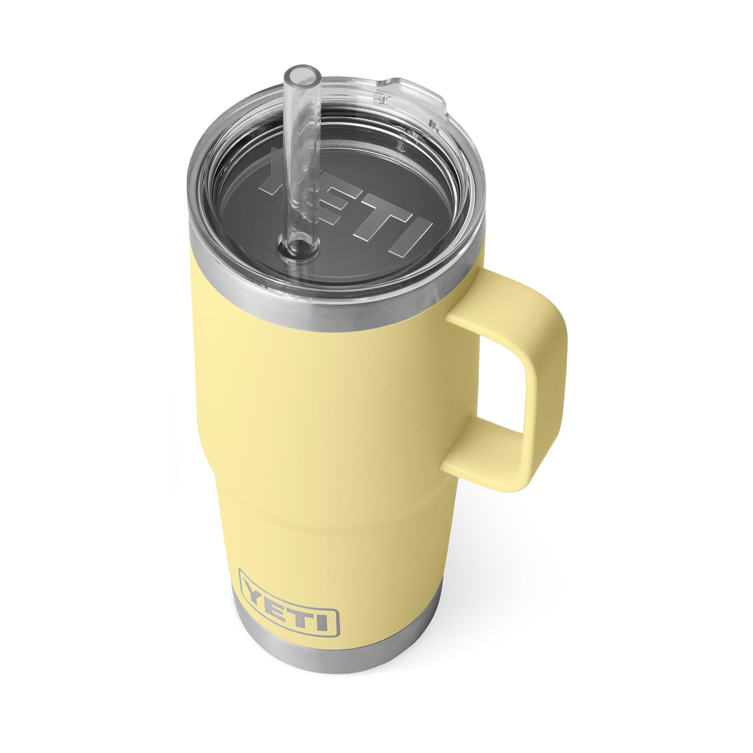 YETI Rambler Tumbler with Handle and Straw Lid, Vacuum Insulated Travel Mug, Stainless Steel