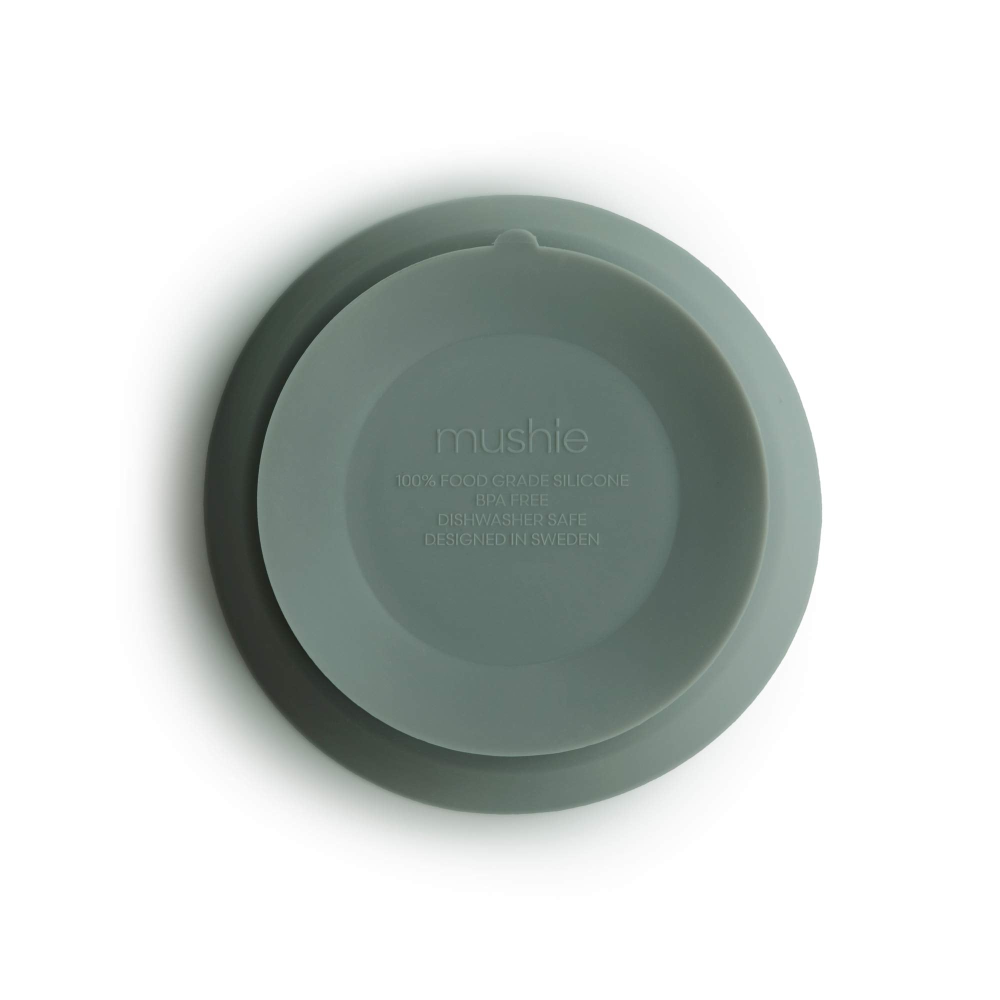 mushie Silicone Suction Bowl | BPA-Free Non-Slip Design (Ivory)