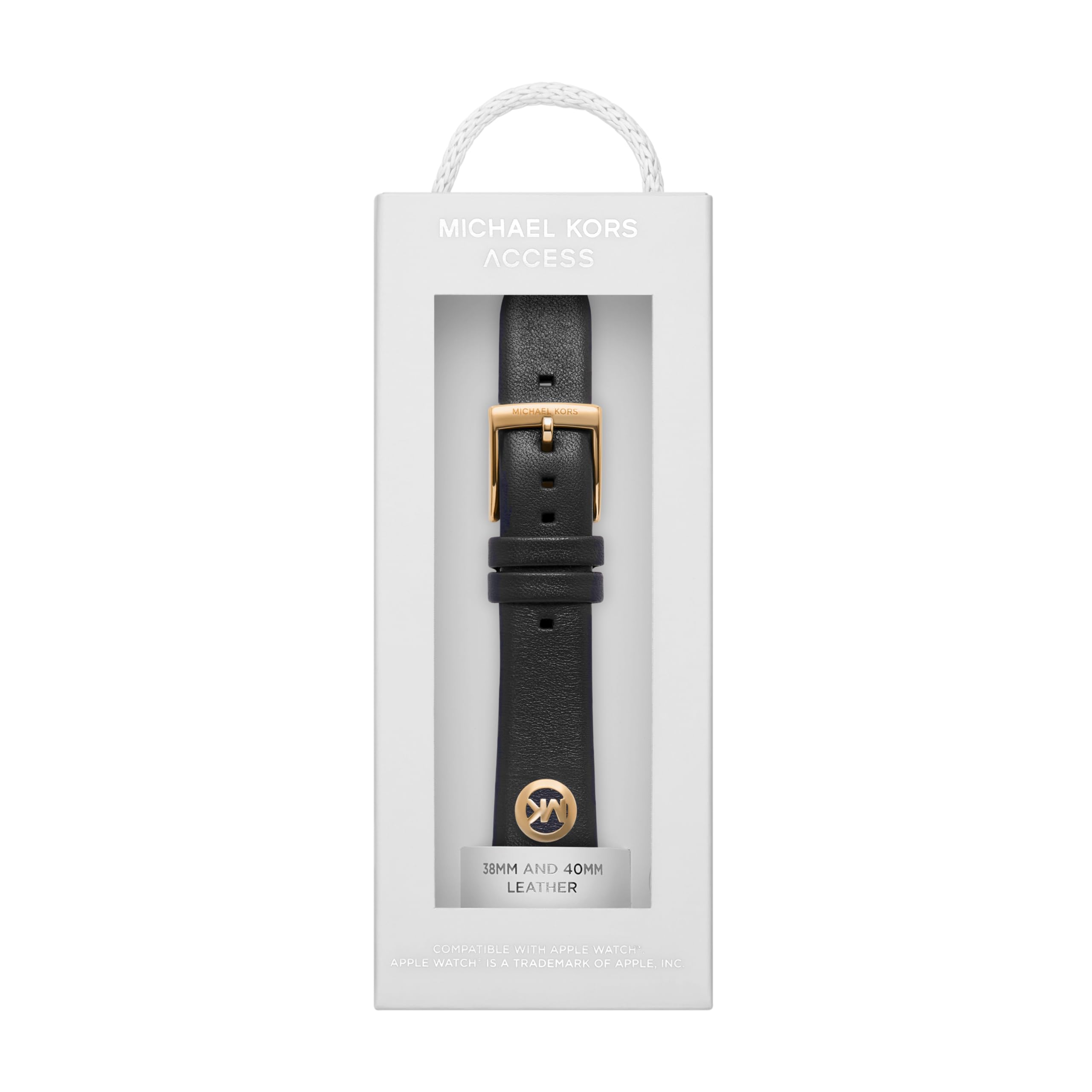 Michael Kors Band for Apple Watch; Silicone or Leather Smart Watch Bands for Women; Compatible with Apple Watch 38mm, 40mm, 41mm