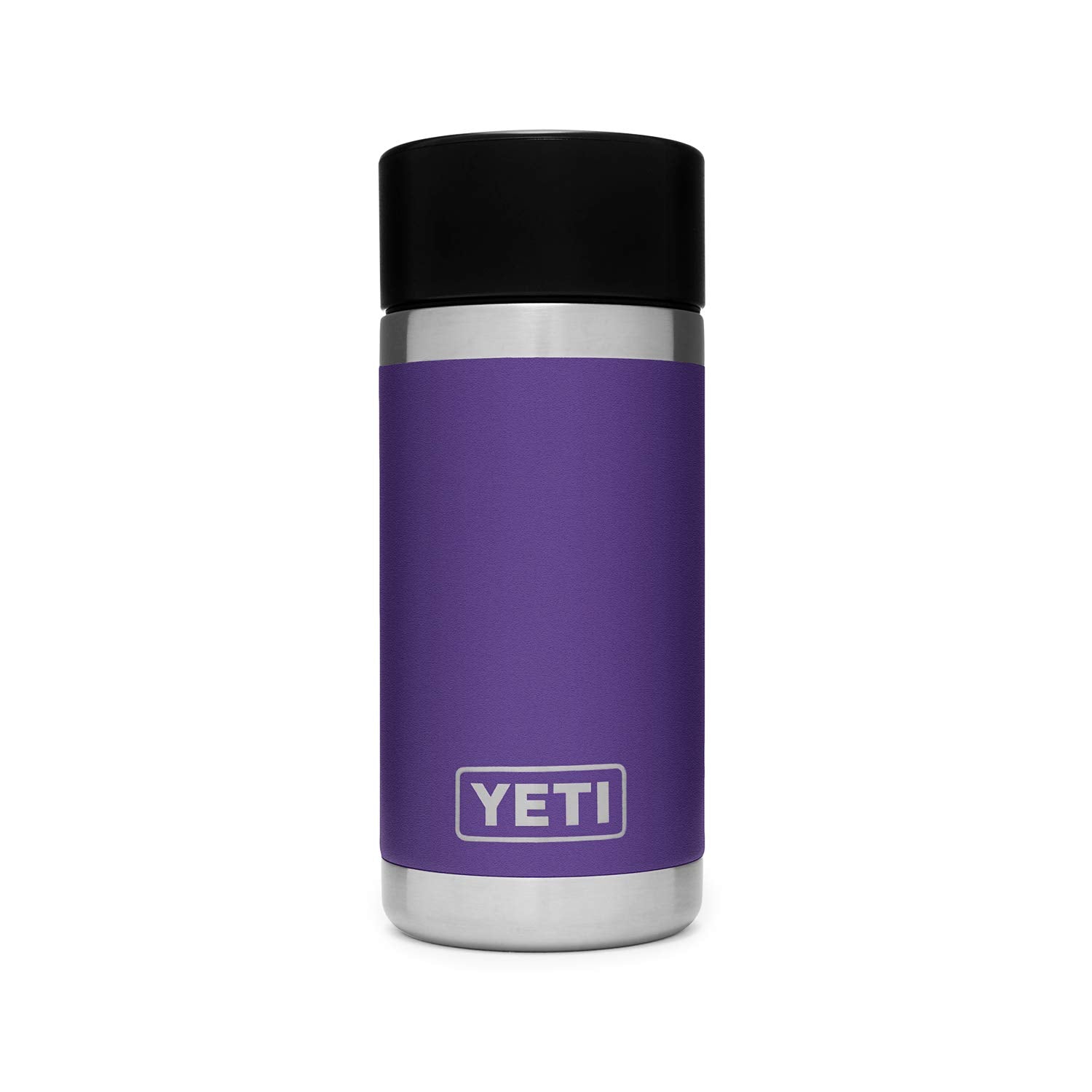 YETI Rambler 12 oz Bottle, Stainless Steel, Vacuum Insulated, with Hot Shot Cap