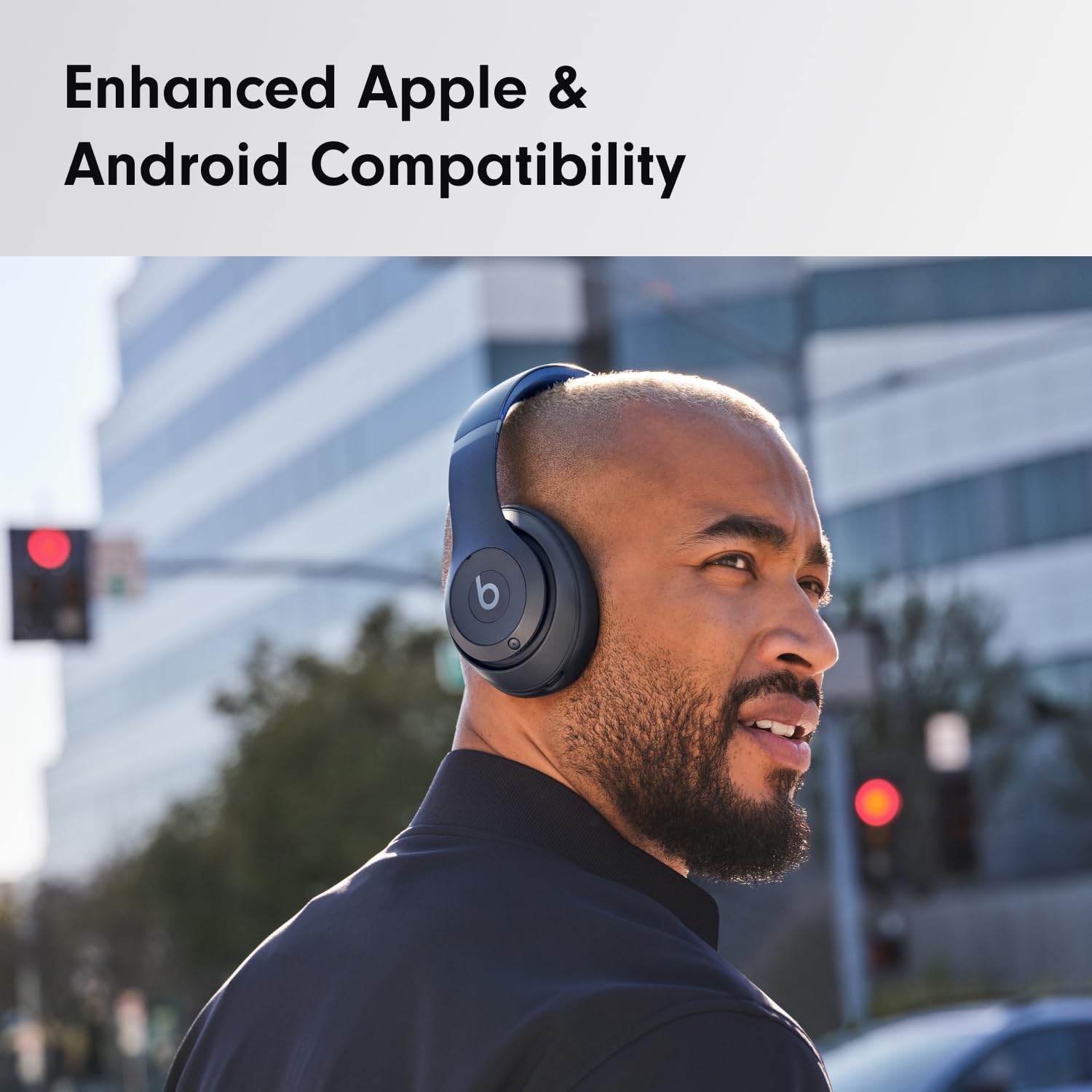 Beats Studio Pro - Wireless Bluetooth Noise Cancelling Headphones - Personalized Spatial Audio, USB-C Lossless Audio, Apple & Android Compatibility, Up to 40 Hours Battery Life - Matte White