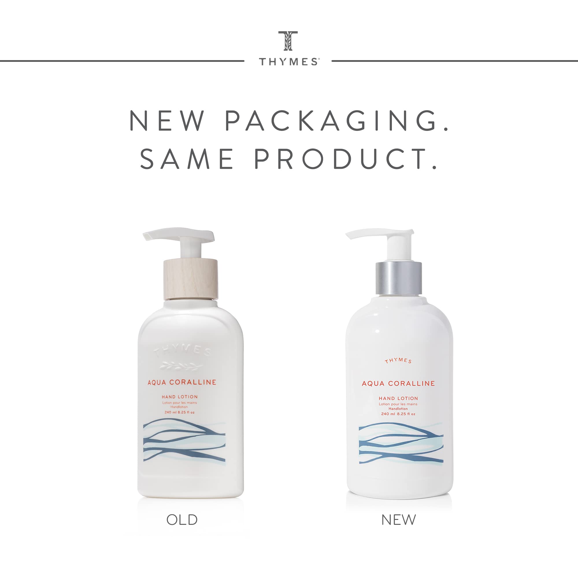 Thymes Hand Lotion Gold Pump - 8.25 Fl Oz - Eucalyptus