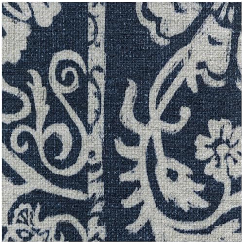 RUGGABLE Washable 2x3 Area Rug, Delphina Delft Blue, Premium Vintage Rugs for Living Room, Bedroom, Kitchen, Office, Classroom with Gripper Non Slip Pad