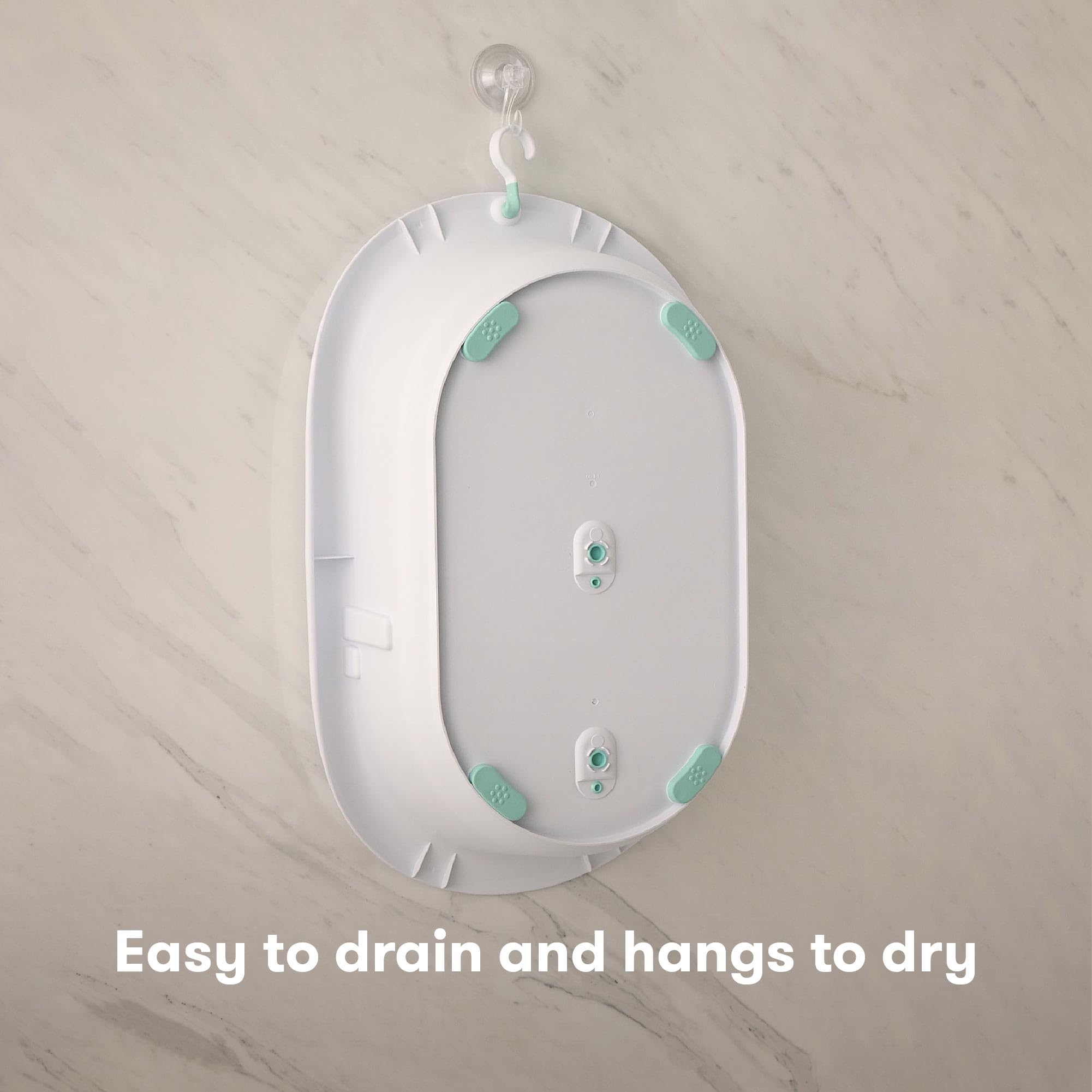 Frida Baby 4-in-1 Grow-with-Me Baby Bathtub, Baby Tub for Newborns to Toddler with Removable Bath Seat & Backrest for Bath Support in Tub