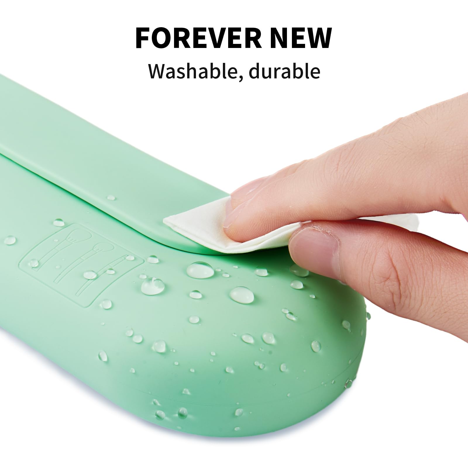 AGIKET Silicone Makeup Brush Holder Travel Cosmetic Bag:Soft Portable Cosmetic Face Brushes Holder with Upgrade Anti-Fall Out Magnetic Closure, Large Travel Makeup Brush Case - Walnut