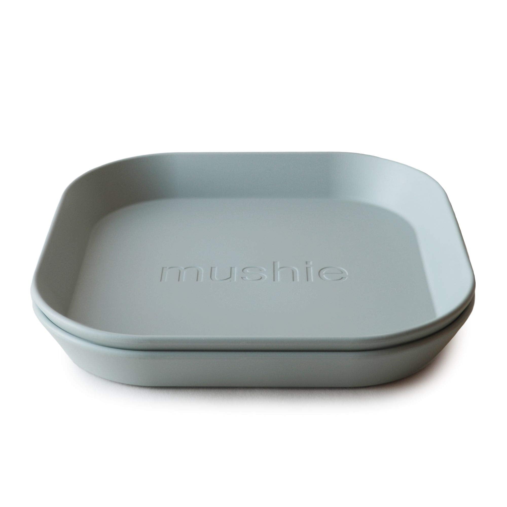 mushie Flatware Fork and Spoon Set for Kids | Made in Denmark (Sage)