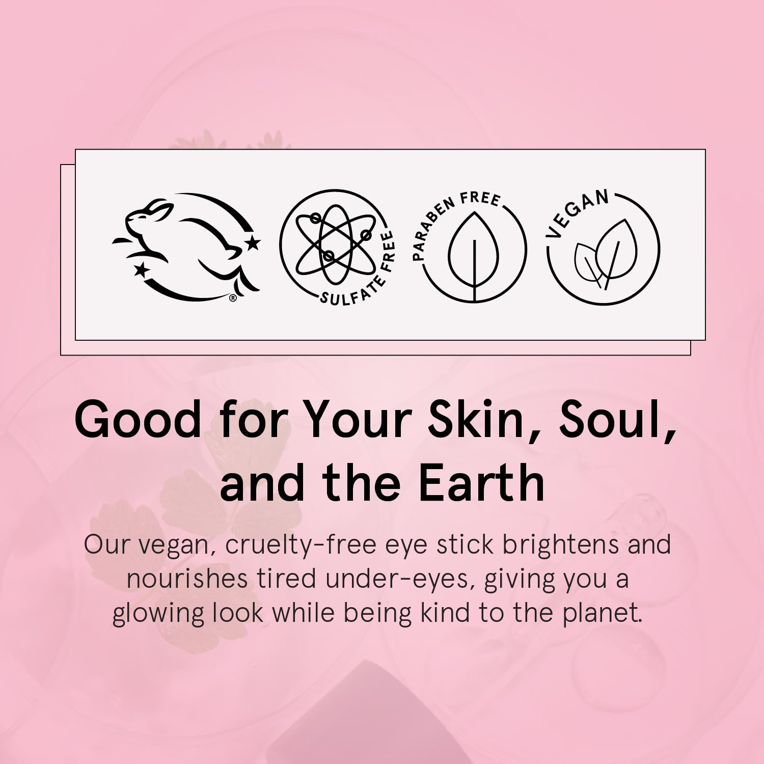 grace & stella Under Eye Stick - Eye Balm (0.13 Oz) Caffeine Eye Stick for Dark Circles & Fine Lines, Firming Eye Balm Stick with Peptides & Niacinamide, Vegan & Cruelty-Free Under Eye Balm