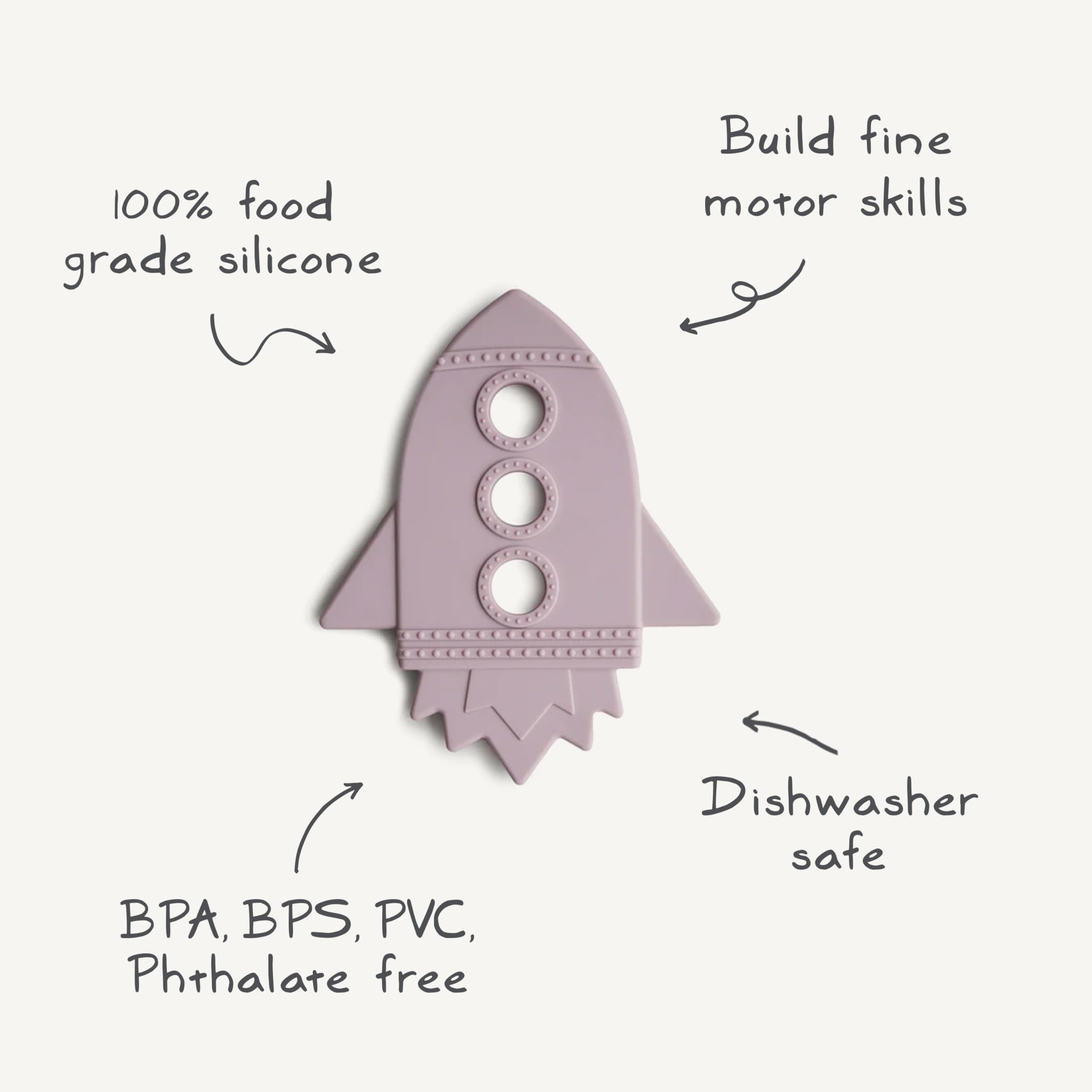 mushie Silicone Baby Teether Toy | Bunny