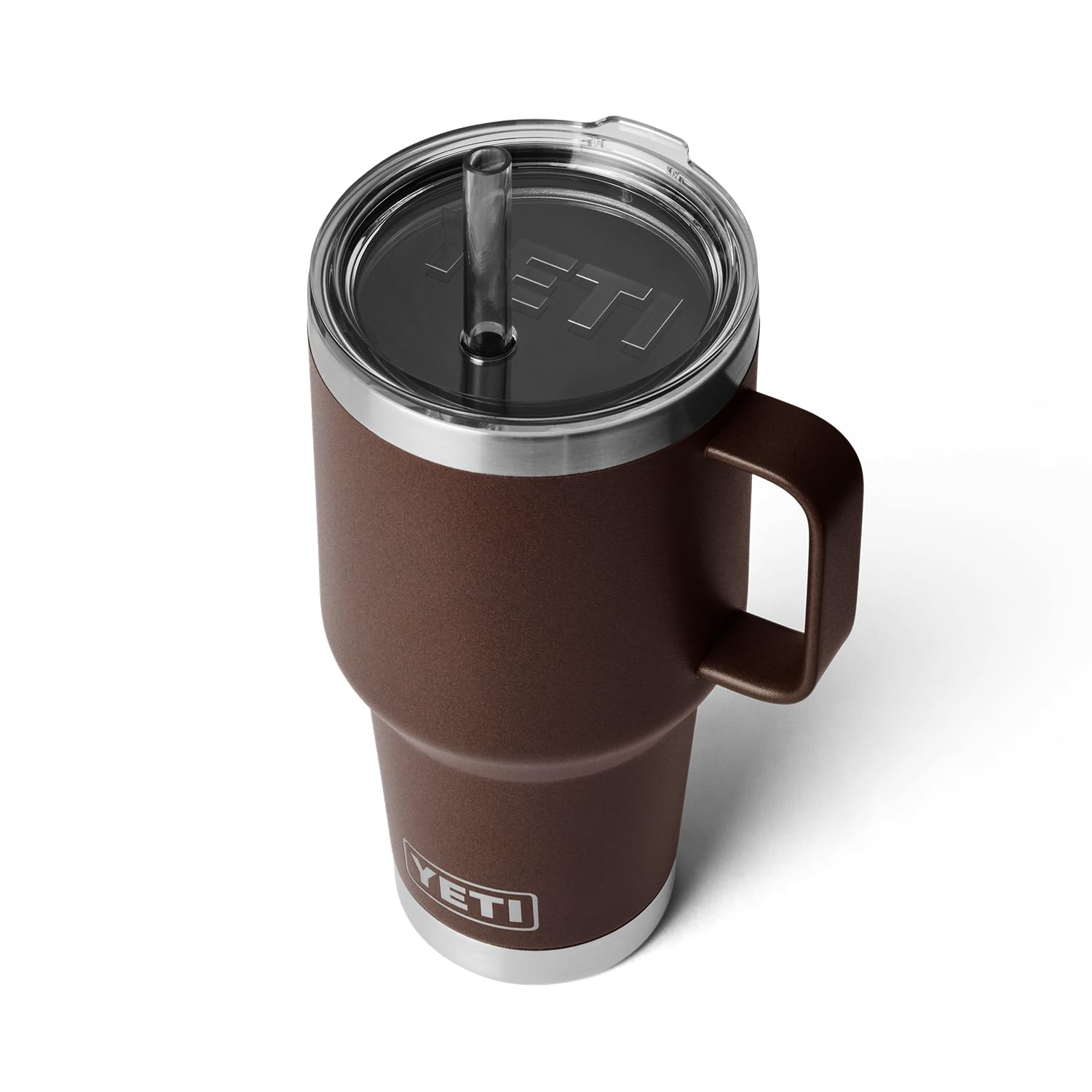 YETI Rambler Tumbler with Handle and Straw Lid, Vacuum Insulated Travel Mug, Stainless Steel