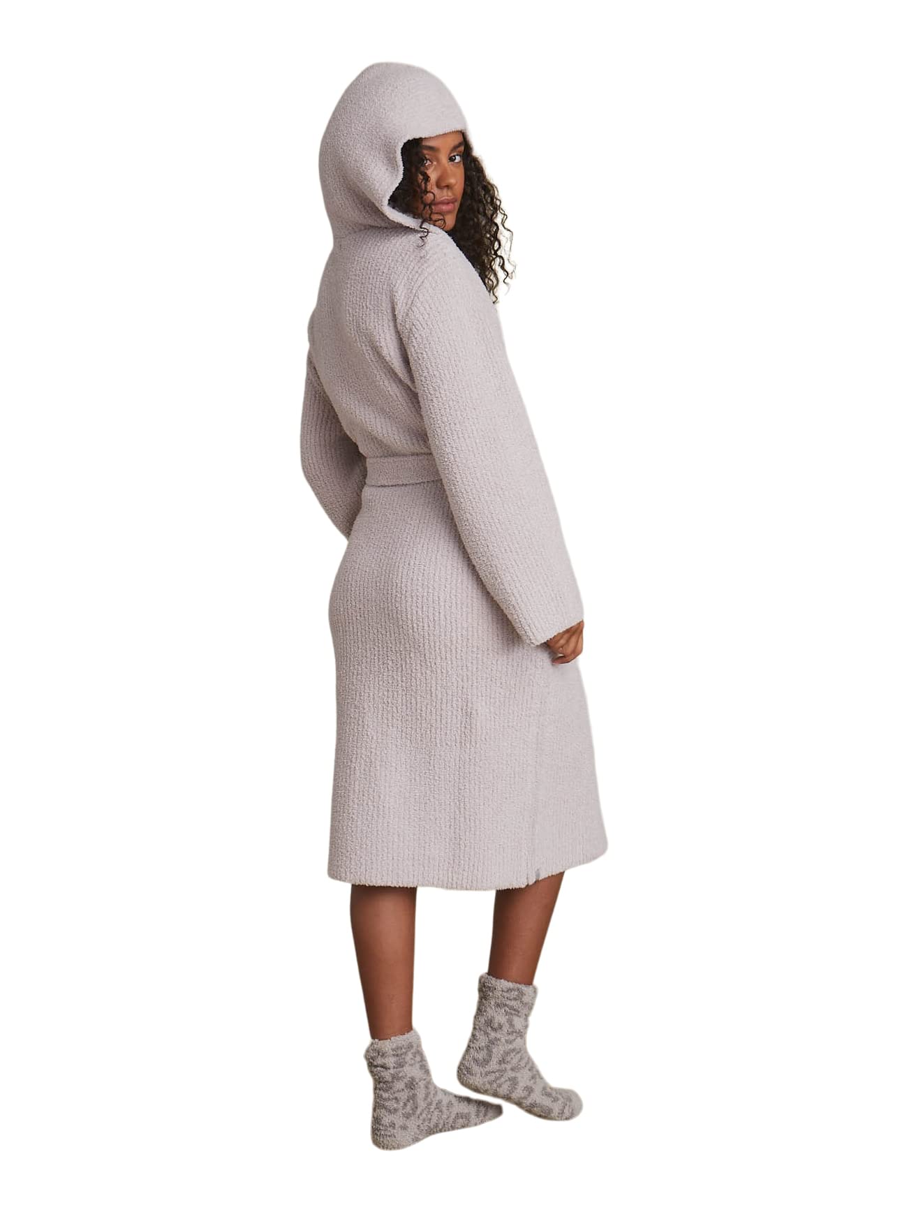 Barefoot Dreams CozyChic Ribbed Hooded Robe