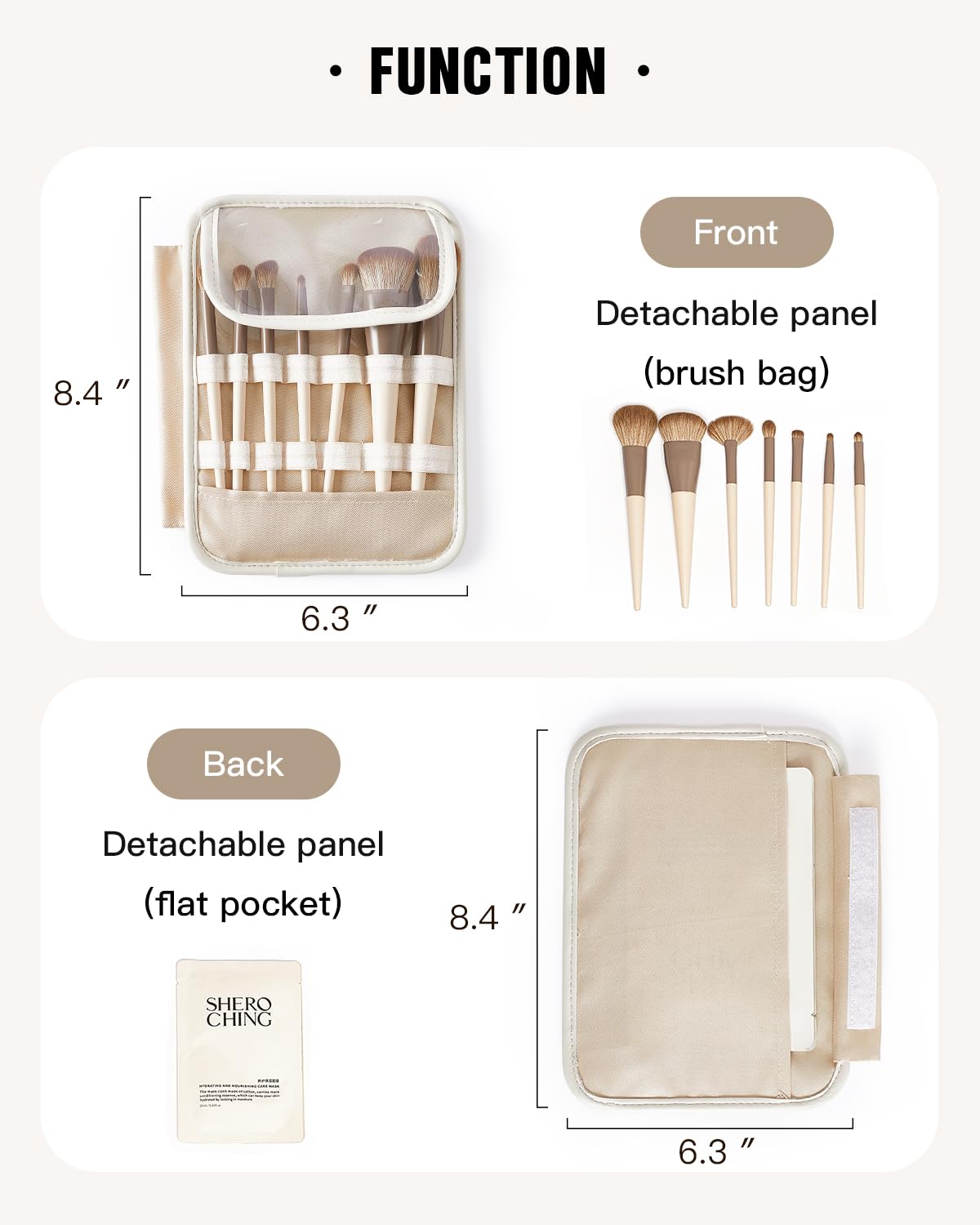 EACHY Travel Makeup Bag,Large Capacity Cosmetic Bags for Women,Waterproof Portable Pouch Open Flat Toiletry Bag Make up Organizer with Divider and Handle