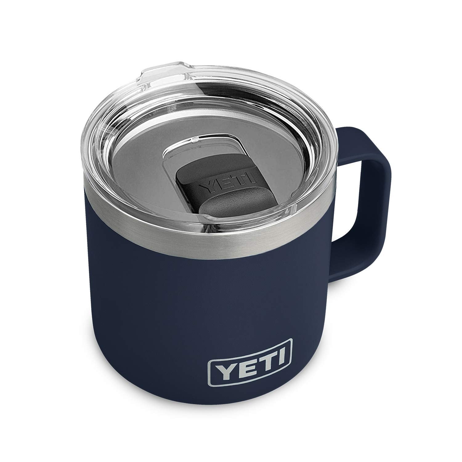 YETI Rambler 14 oz Mug, Vacuum Insulated, Stainless Steel with MagSlider Lid, Stainless