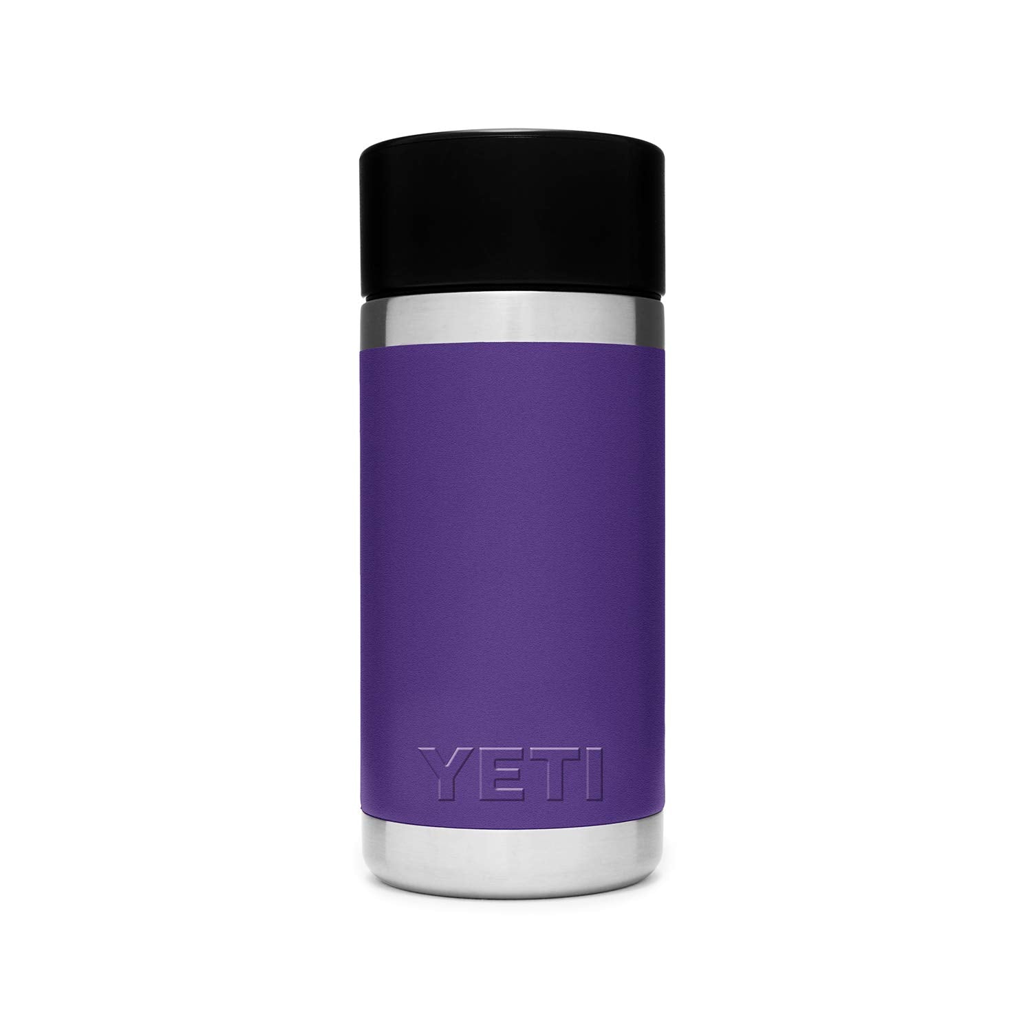 YETI Rambler 12 oz Bottle, Stainless Steel, Vacuum Insulated, with Hot Shot Cap