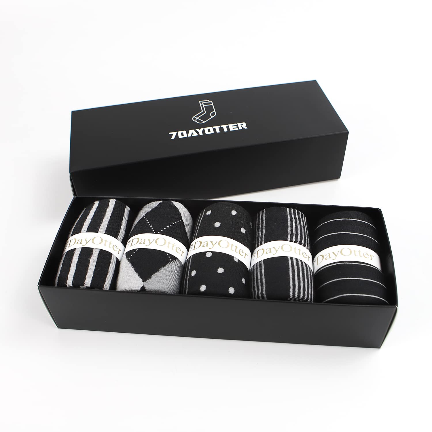 7DayOtter Modal Odor Resistant Cotton Business Dress Men&