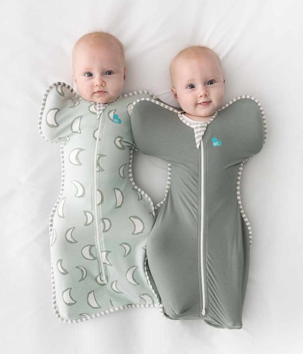 Love to Dream Swaddle UP, Baby Sleep Sack, Self-Soothing Swaddles for Newborns, Improves Sleep, Snug Fit Helps Calm Startle Reflex, New Born Essentials for Baby, 5-8.5 lbs, Sand Dollar