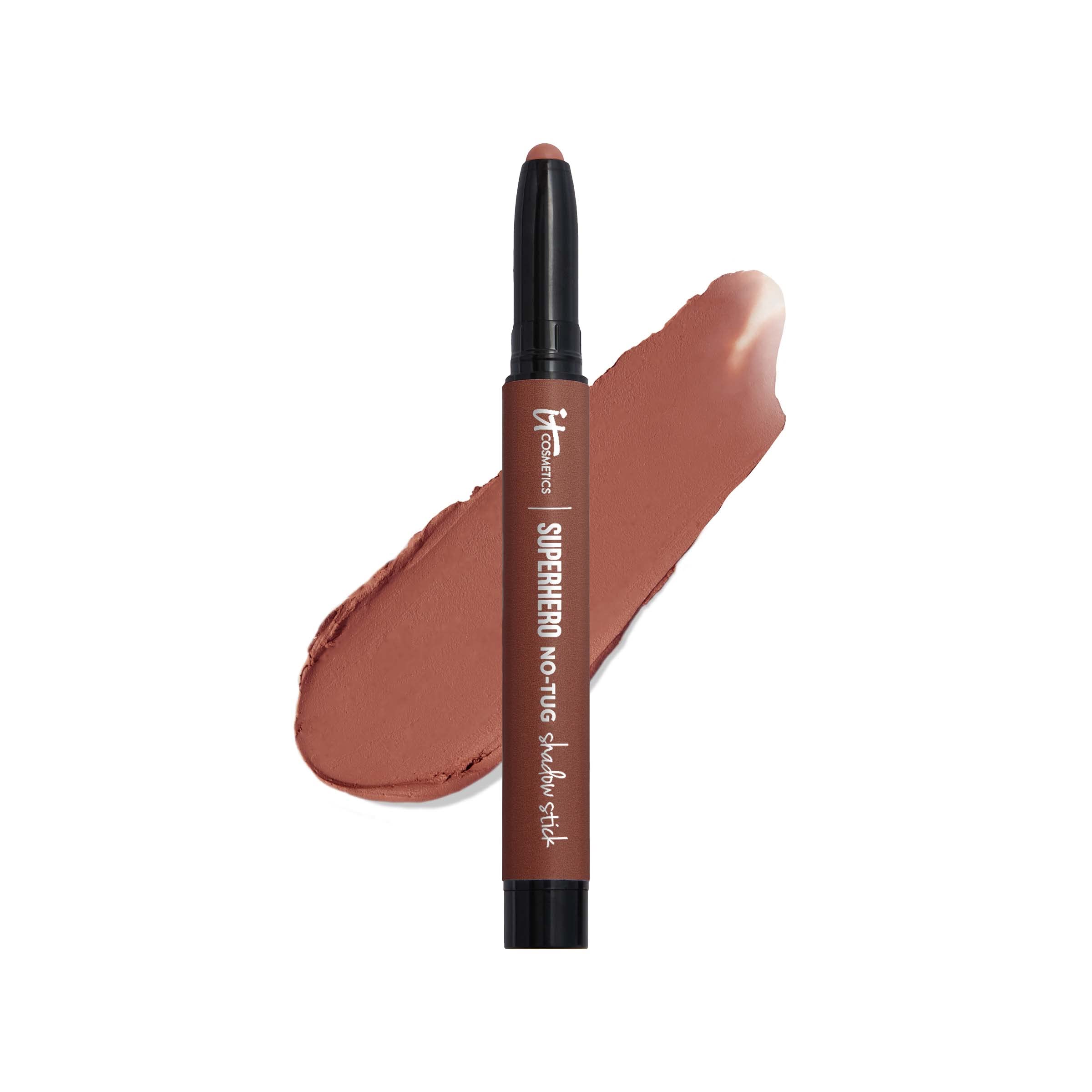 IT Cosmetics Superhero No-Tug Waterproof Eyeshadow Stick - Longwear Blendable Cream with Built-In Primer Suitable for Sensitive Eyes 0.05 oz