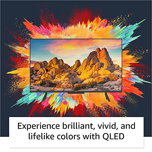 Amazon Fire TV 50" Omni QLED Series 4K UHD smart TV, Dolby Vision IQ, Fire TV Ambient Experience, local dimming, hands-free with Alexa