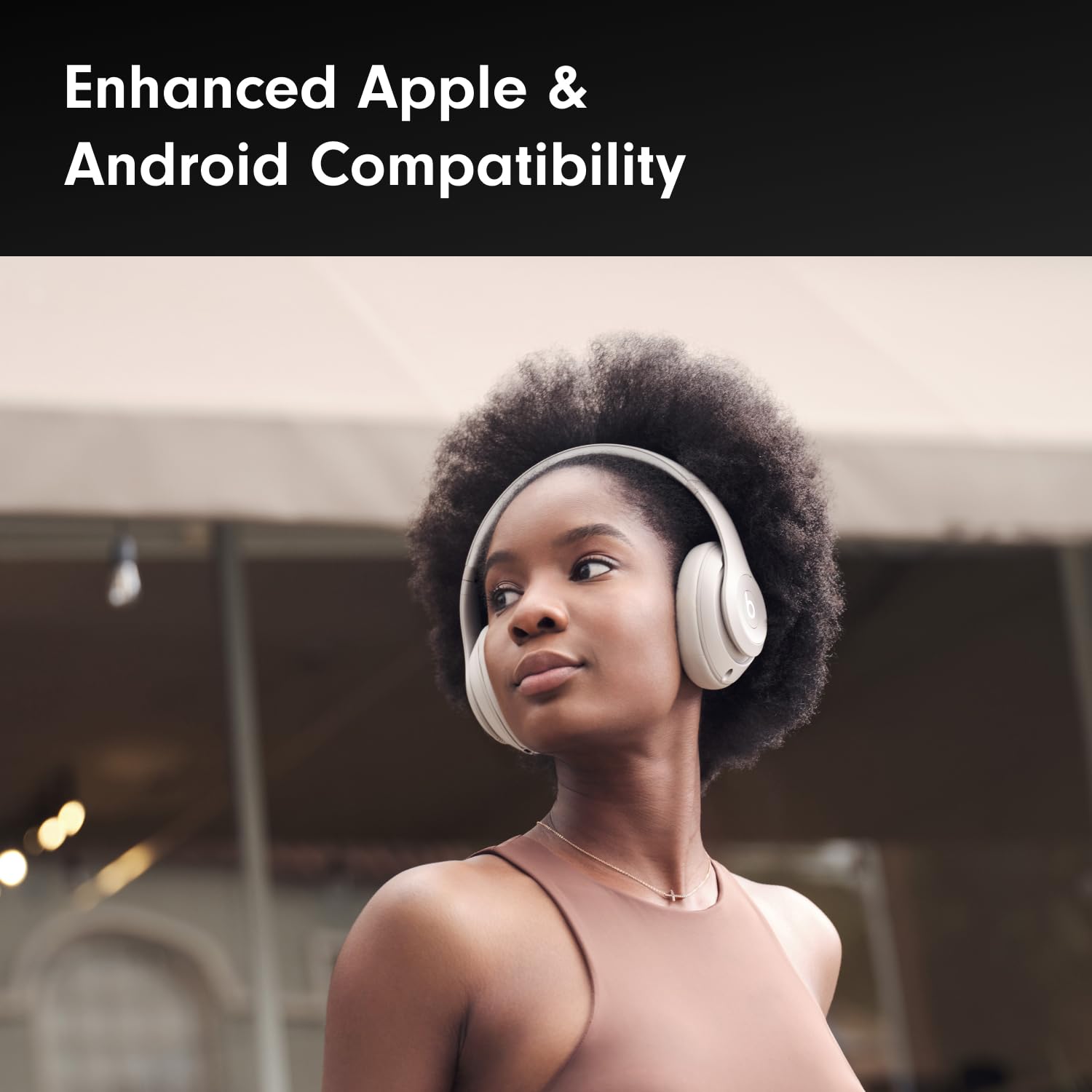 Beats Studio Pro - Wireless Bluetooth Noise Cancelling Headphones - Personalized Spatial Audio, USB-C Lossless Audio, Apple & Android Compatibility, Up to 40 Hours Battery Life - Matte White