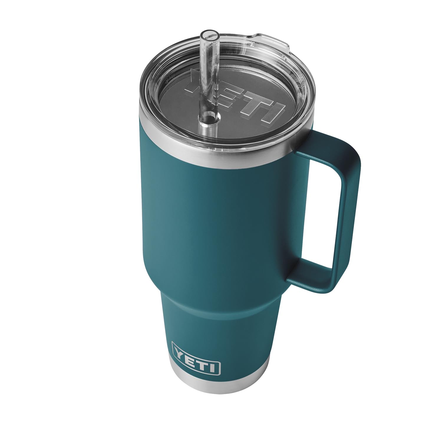 YETI Rambler Tumbler with Handle and Straw Lid, Vacuum Insulated Travel Mug, Stainless Steel