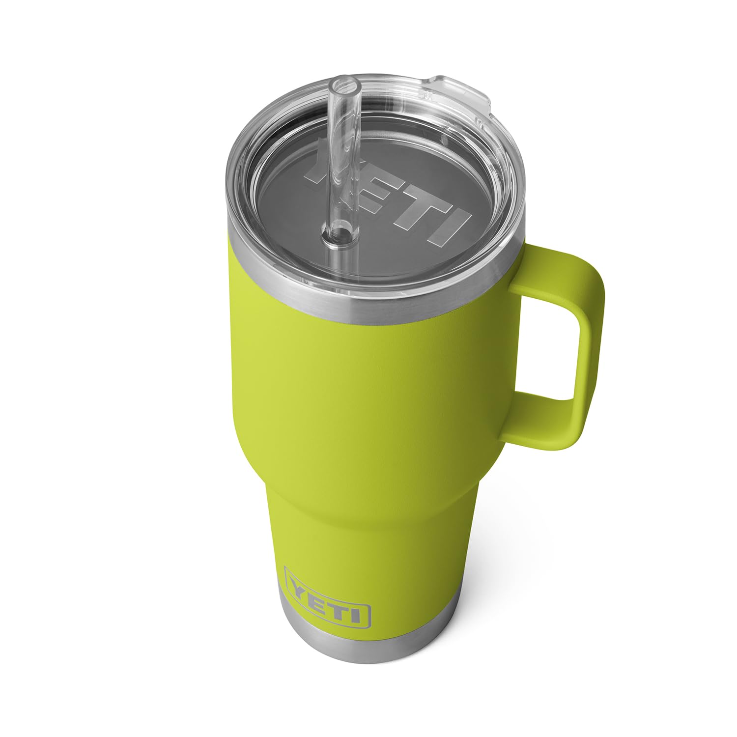 YETI Rambler Tumbler with Handle and Straw Lid, Vacuum Insulated Travel Mug, Stainless Steel