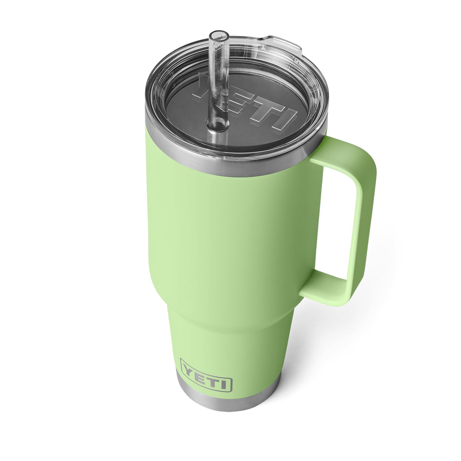 YETI Rambler Tumbler with Handle and Straw Lid, Vacuum Insulated Travel Mug, Stainless Steel