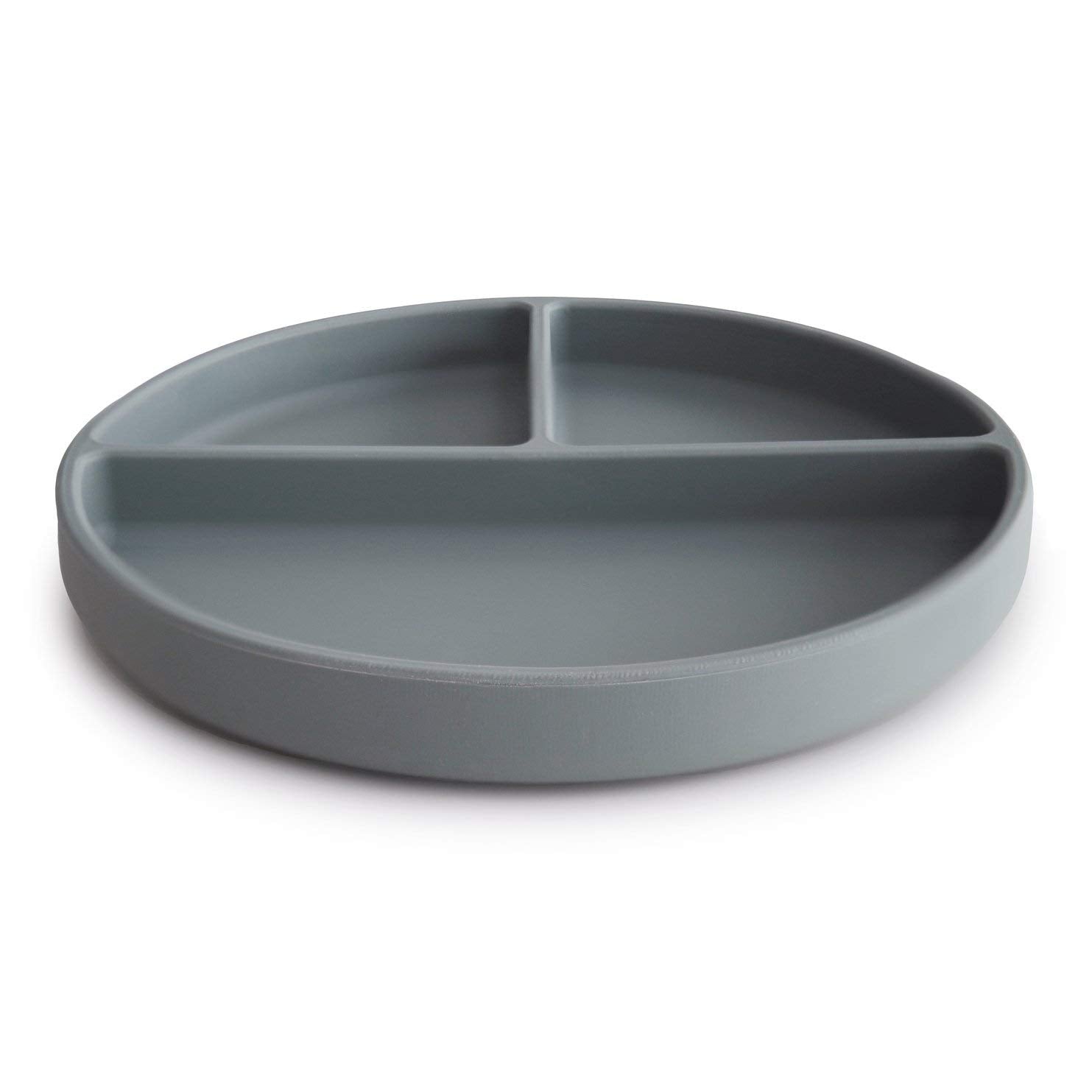 mushie Silicone Suction Plate | BPA-Free Non-Slip Design (Ivory)