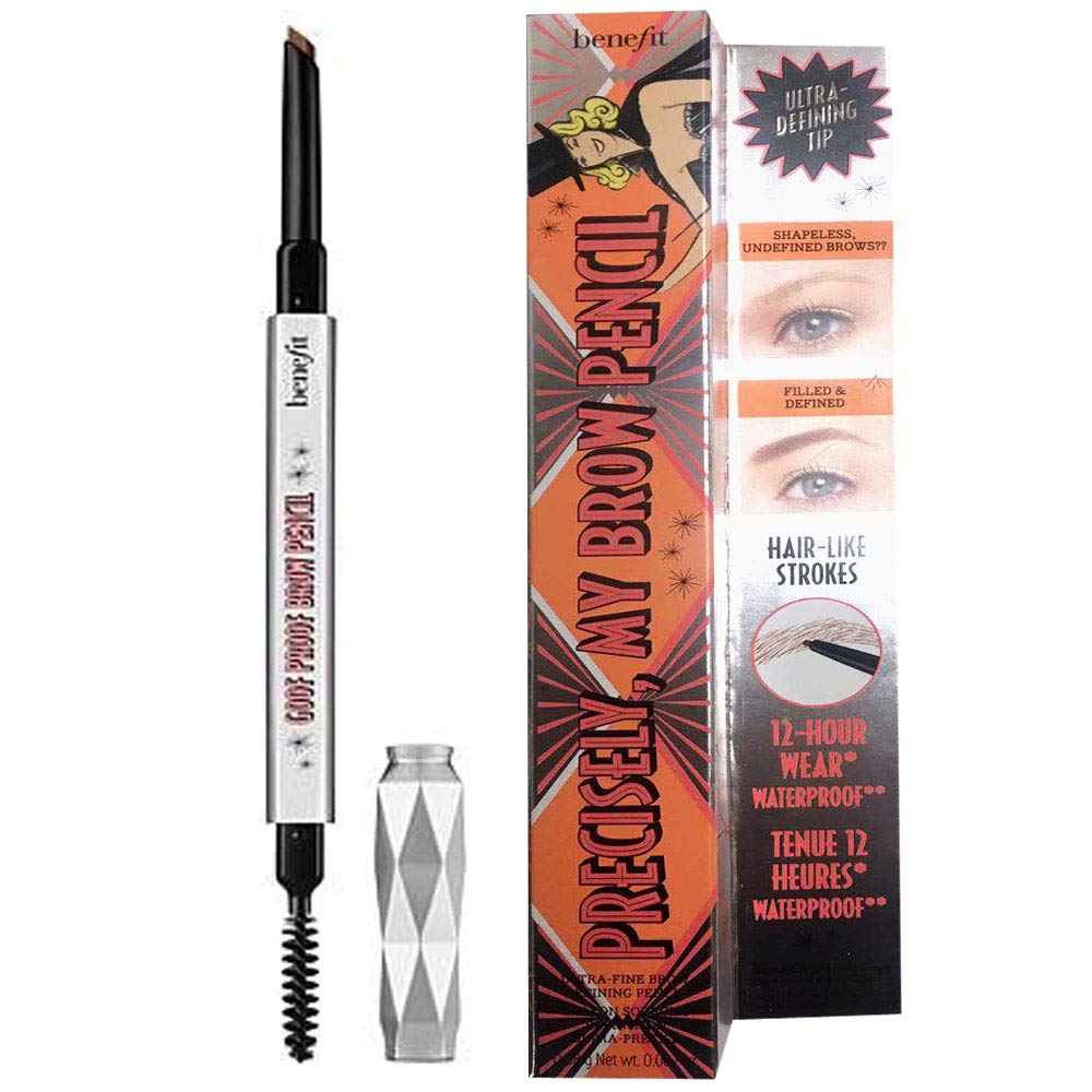 Benefit Precisely My Brow Pencil Ultra Fine Brow Defining, No. 4, Medium, 0.002 Ounce