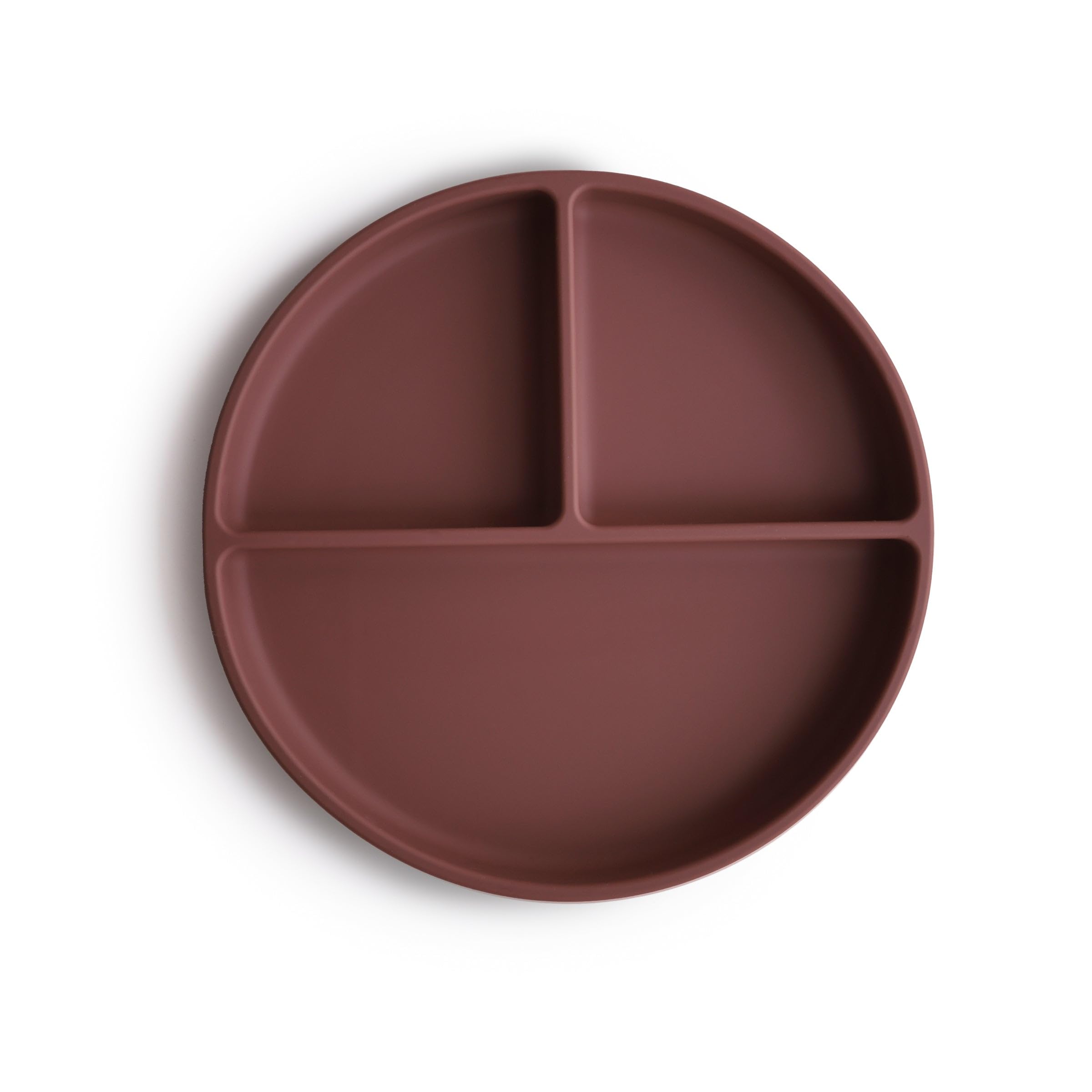 mushie Silicone Suction Plate | BPA-Free Non-Slip Design (Ivory)