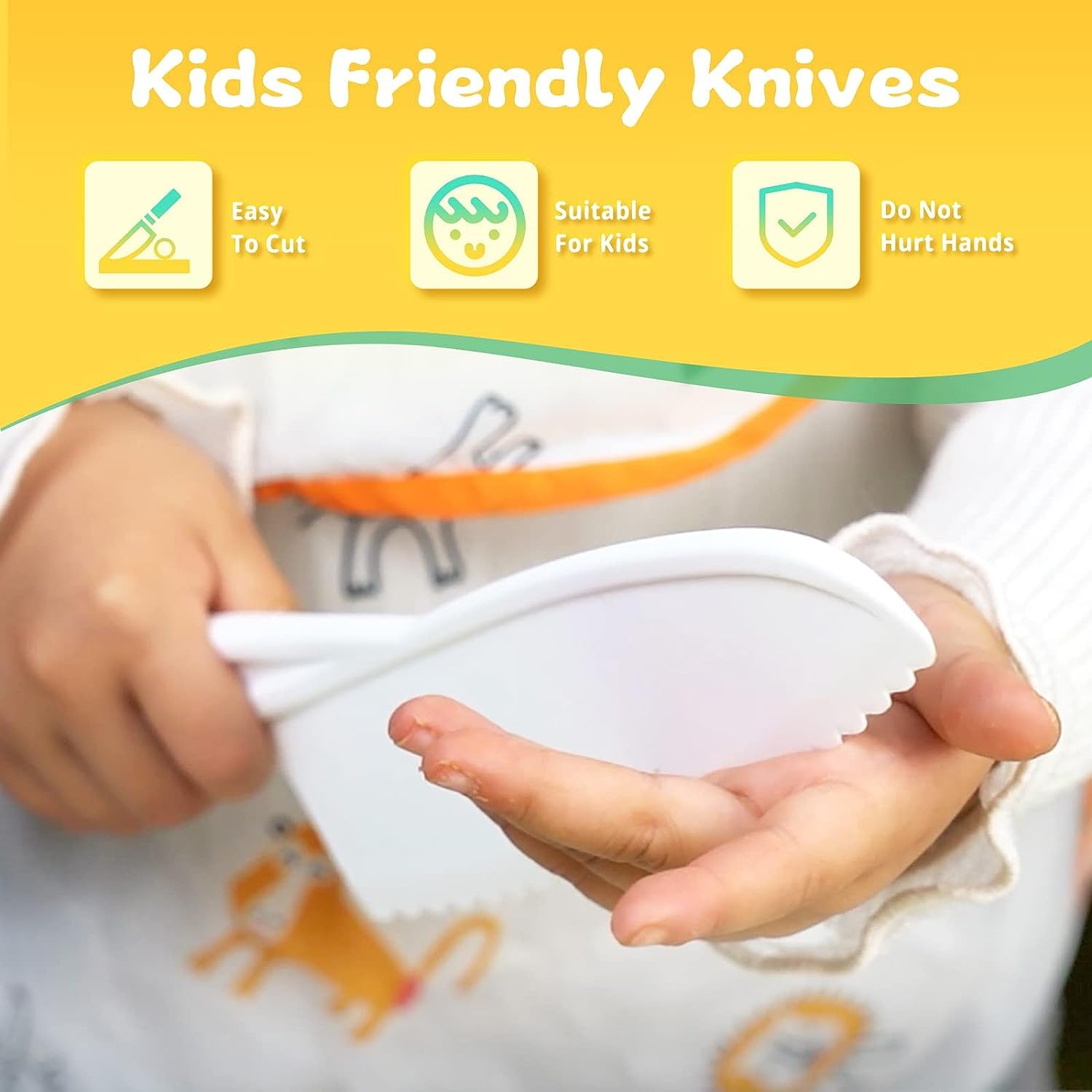 Montessori Kitchen Tools for Toddlers-Kids Cooking Sets Real-Toddler Safe Knives Set (13pcs)