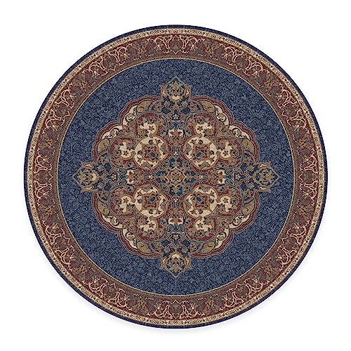 RUGGABLE Disney Traditional Mickey Mouse Washable Rug - Perfect Area Rug for Nursery Playroom Kids Room - Pet & Child Friendly - Stain & Water Resistant - Damask Grey 3&