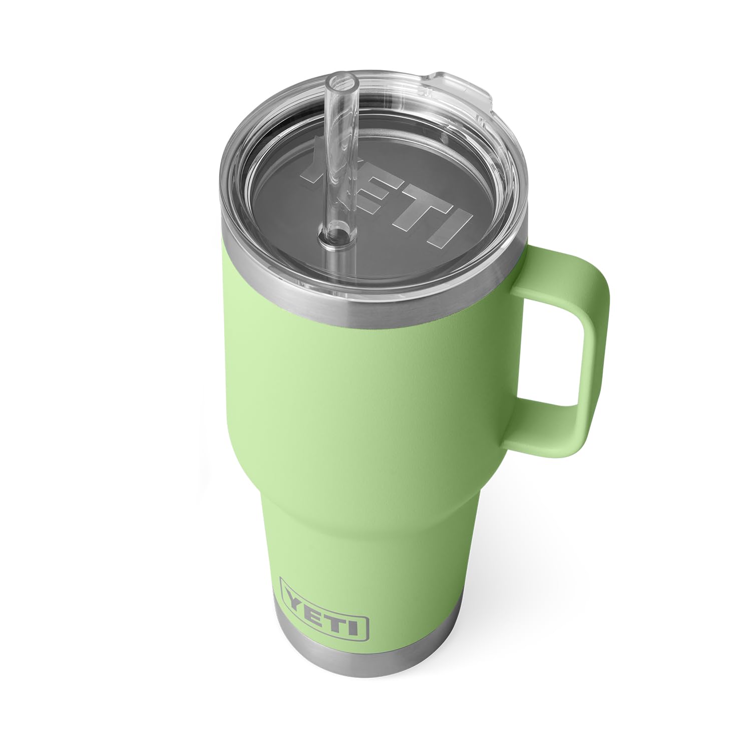 YETI Rambler Tumbler with Handle and Straw Lid, Vacuum Insulated Travel Mug, Stainless Steel