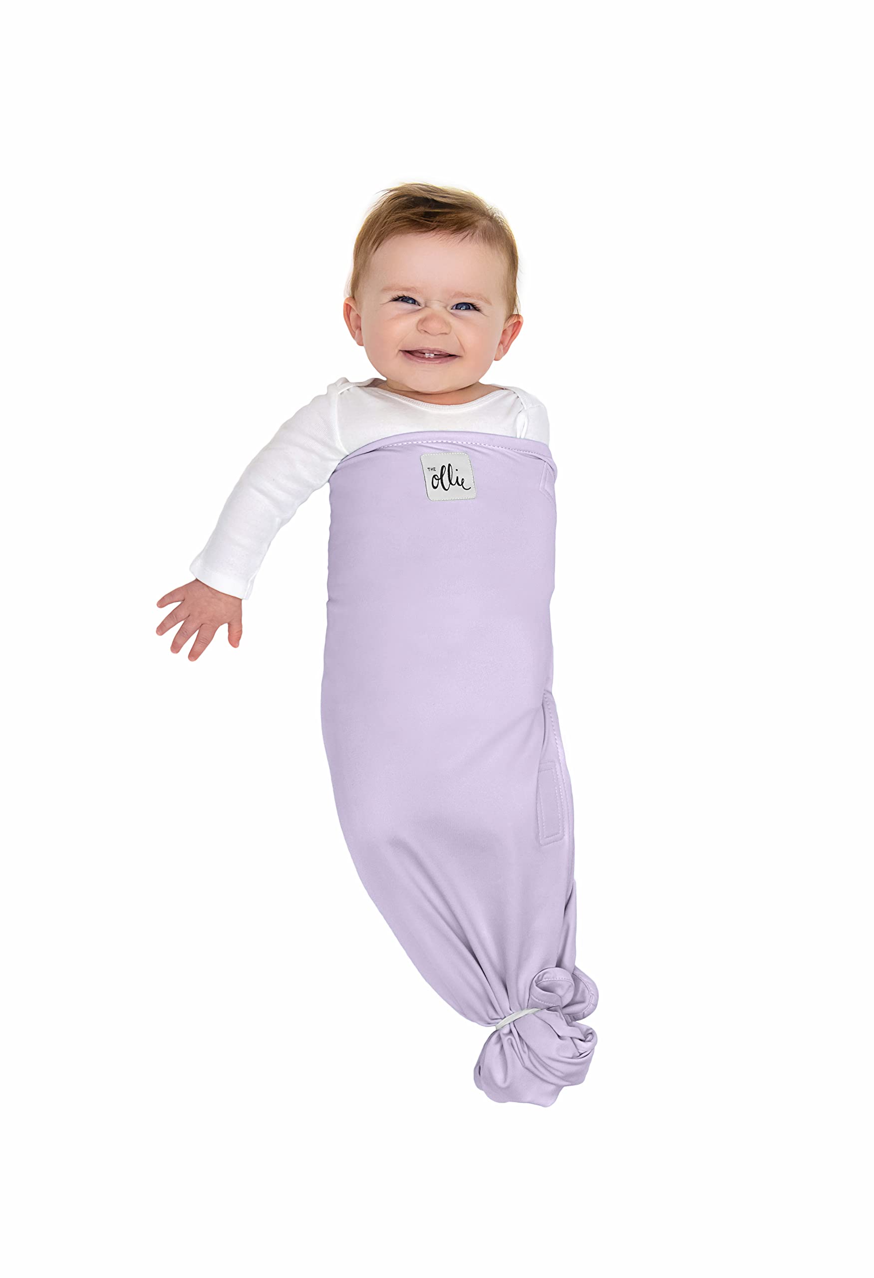 The Ollie Swaddle - Helps to Reduce The Moro (Startle) Reflex - Made from a Custom Designed Moisture-Wicking Material (Sky)