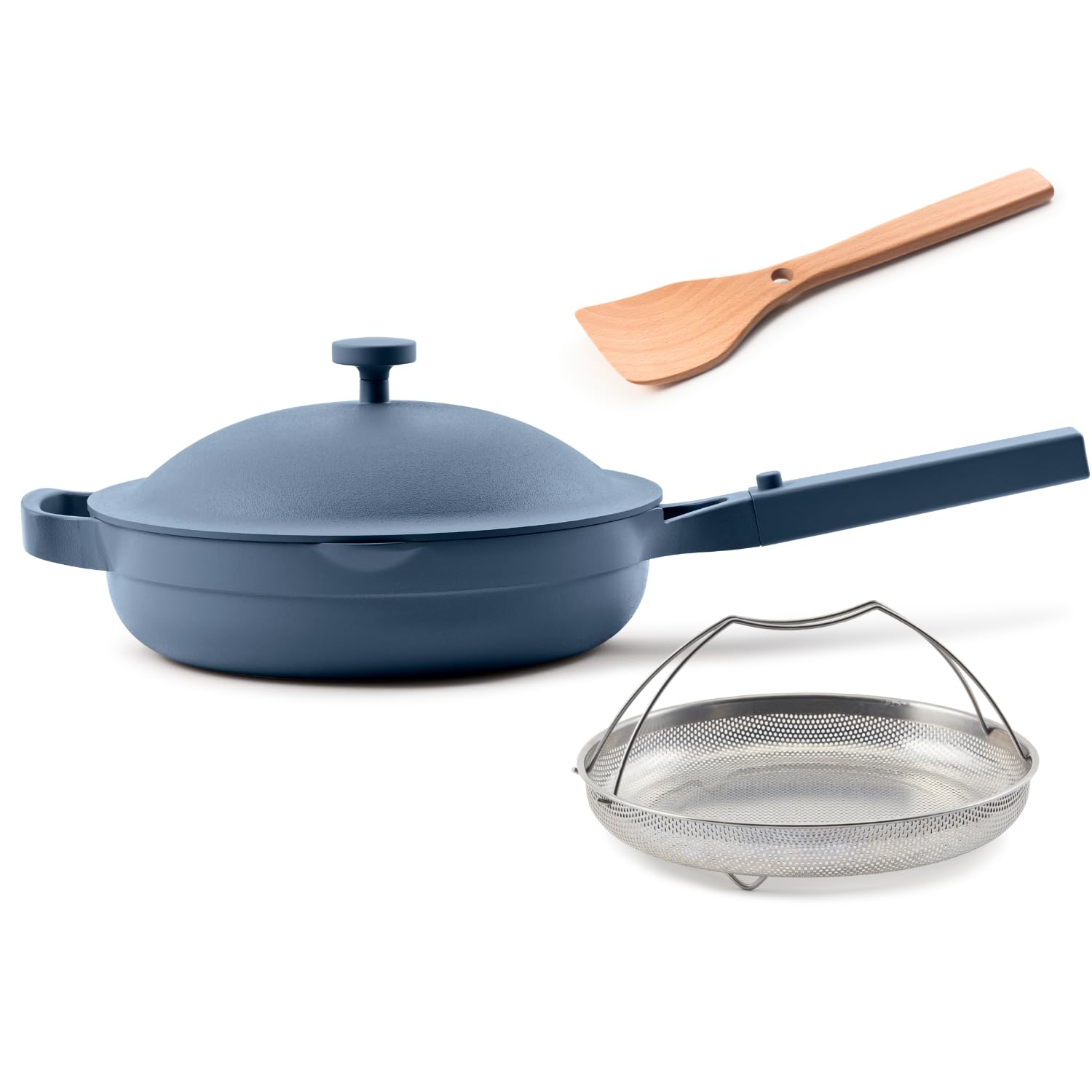 Our Place Always Pan 2.0-10.5-Inch Nonstick, Toxin-Free Ceramic Cookware | Versatile Frying Pan, Skillet, Saute Pan | Stainless Steel Handle | Oven Safe | Lightweight Aluminum Body | Steam