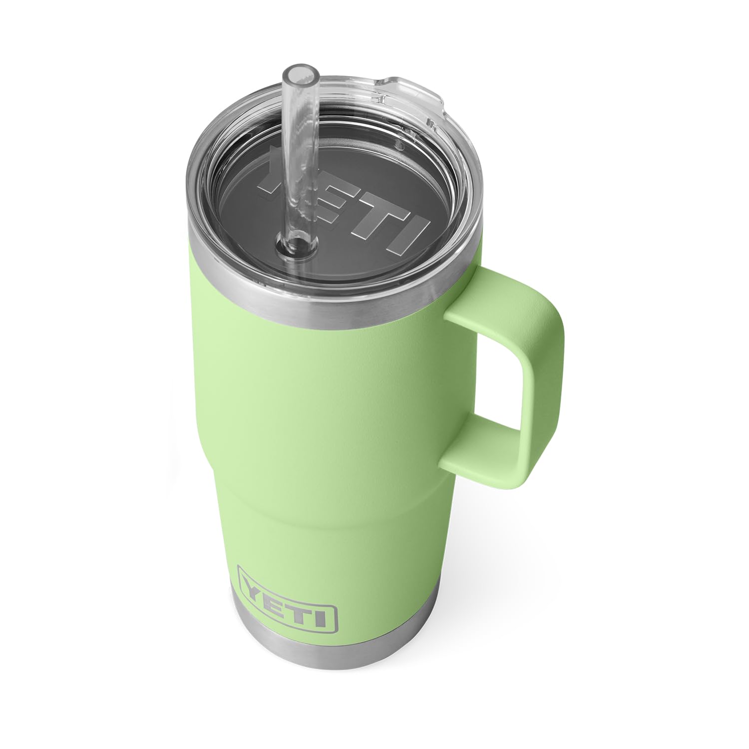 YETI Rambler Tumbler with Handle and Straw Lid, Vacuum Insulated Travel Mug, Stainless Steel