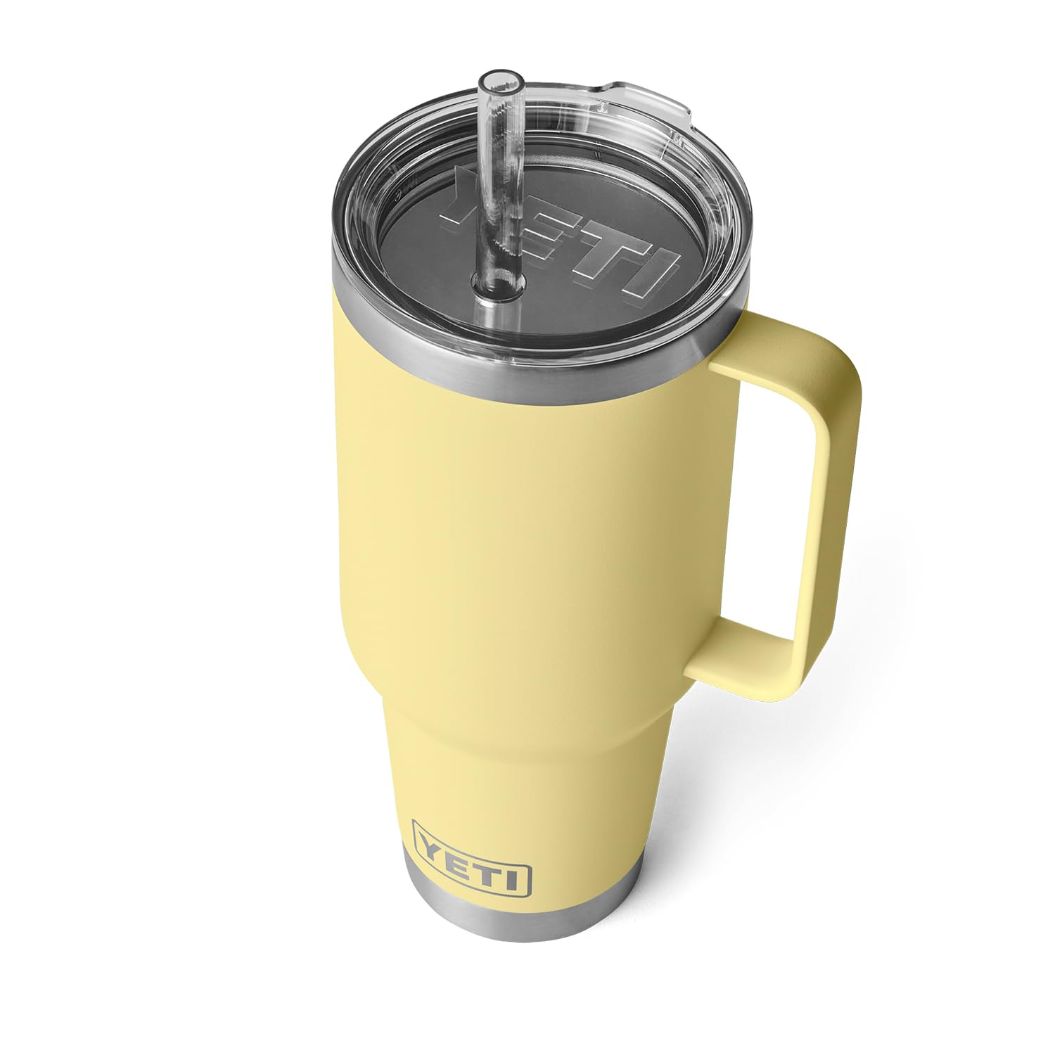 YETI Rambler Tumbler with Handle and Straw Lid, Vacuum Insulated Travel Mug, Stainless Steel