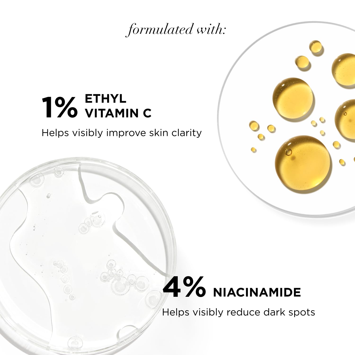 IT Cosmetics Bye Bye Dark Spots 4% Niacinamide Serum - Visibly Reduces Dark Spots & Improves Skin Clarity In 8 Weeks - Facial Serum with 1% Ethyl Vitamin C - For All Skin Types - 1 Fl. Oz
