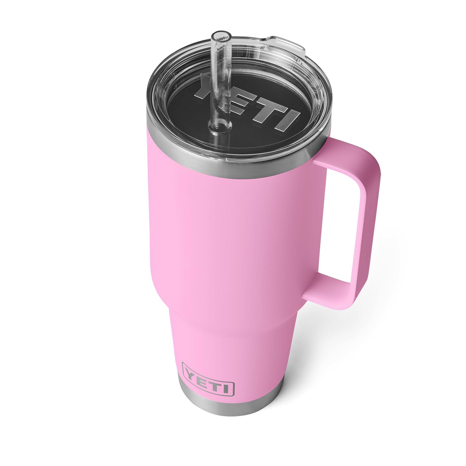YETI Rambler Tumbler with Handle and Straw Lid, Vacuum Insulated Travel Mug, Stainless Steel