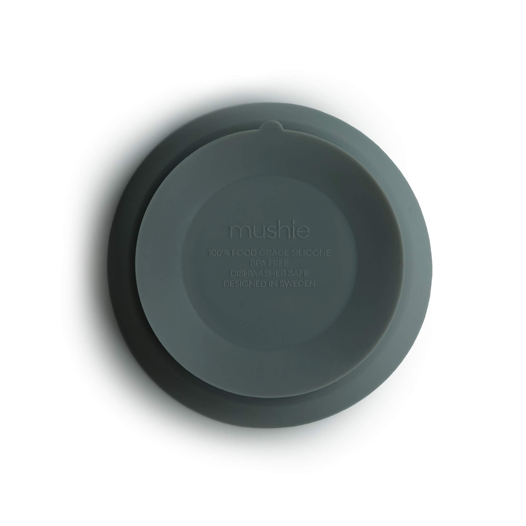 mushie Silicone Suction Bowl | BPA-Free Non-Slip Design (Ivory)