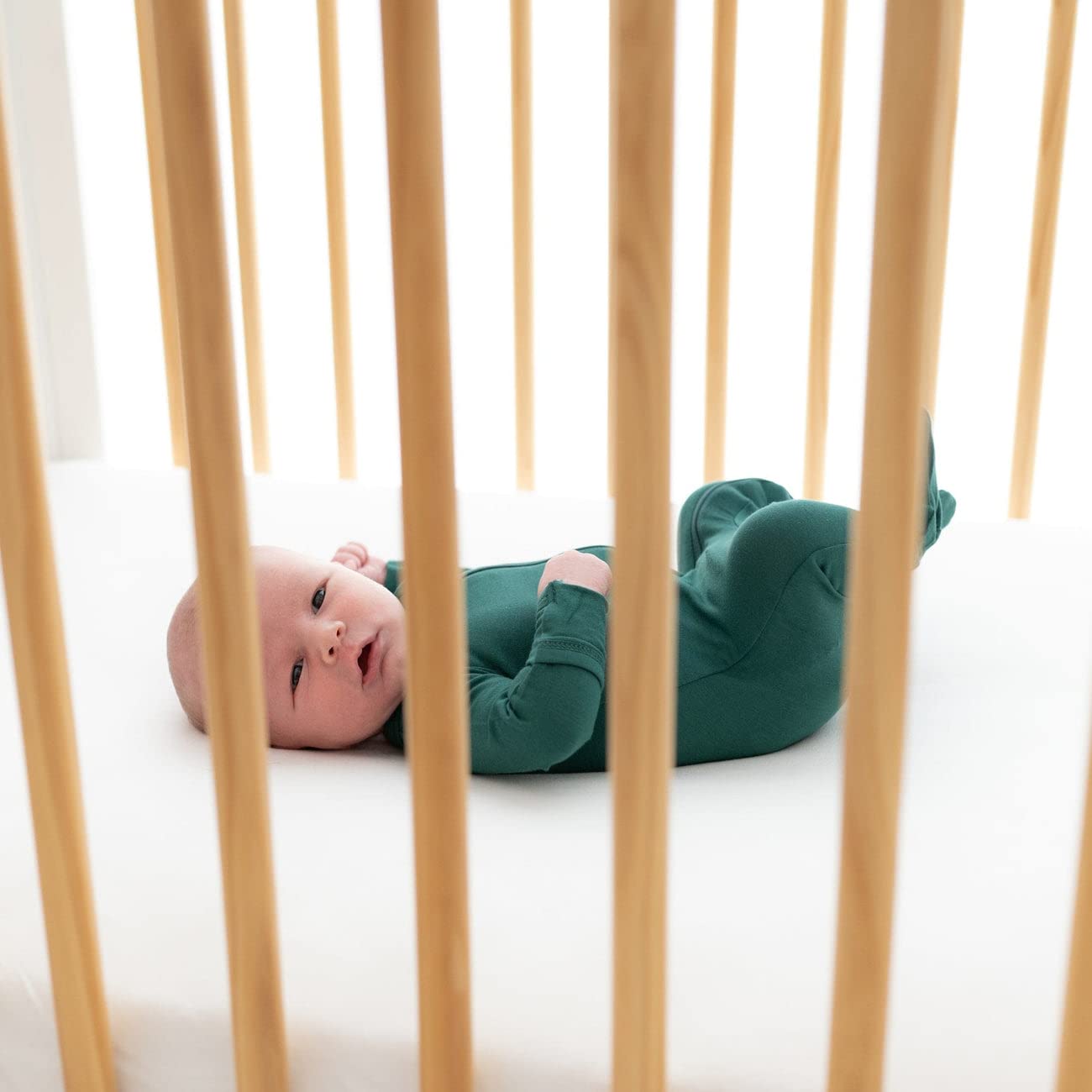 KYTE BABY Unisex Zipper Closure Footies, Rayon Made From Bamboo, 0-24 Months