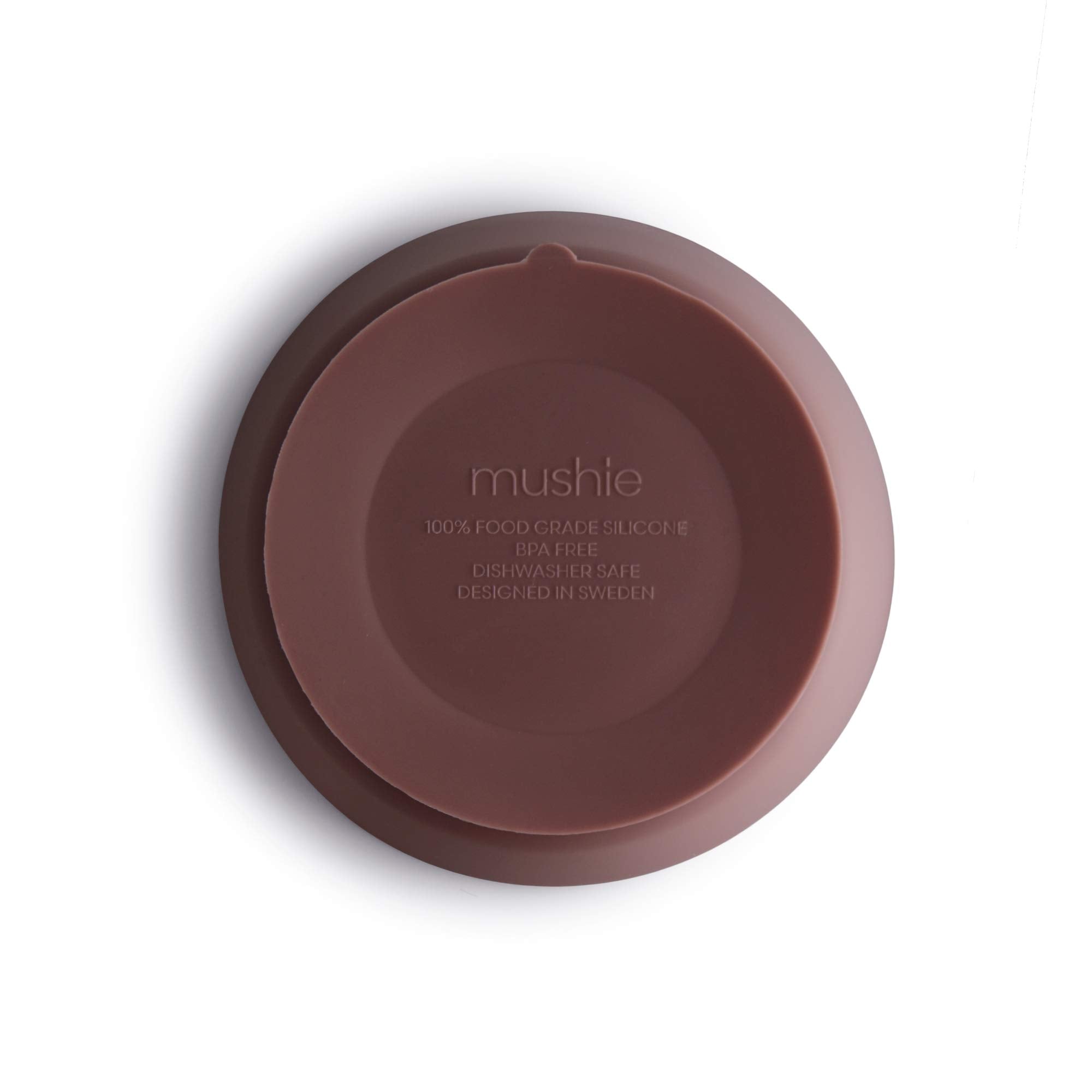 mushie Silicone Suction Bowl | BPA-Free Non-Slip Design (Ivory)