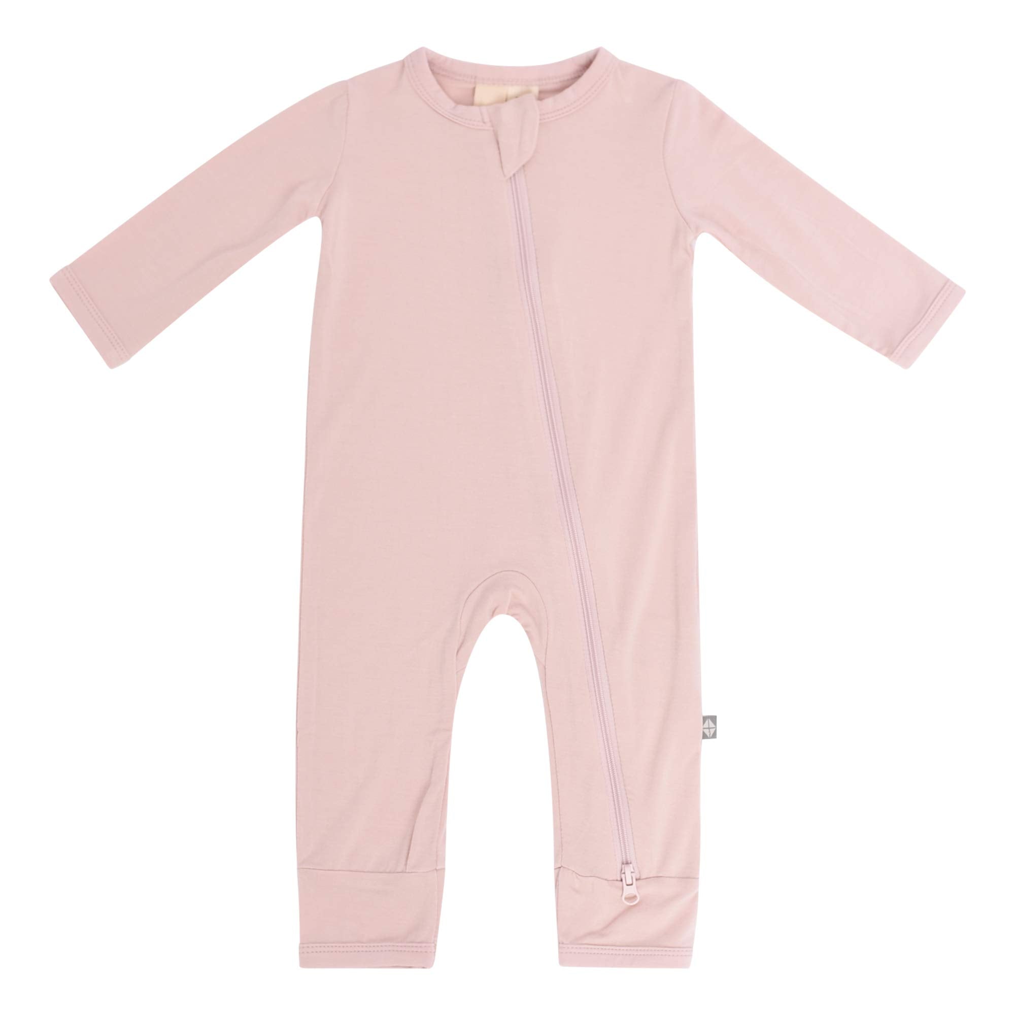 KYTE BABY Zippered Rompers, Unisex, Rayon Made from Bamboo (0-24 Months