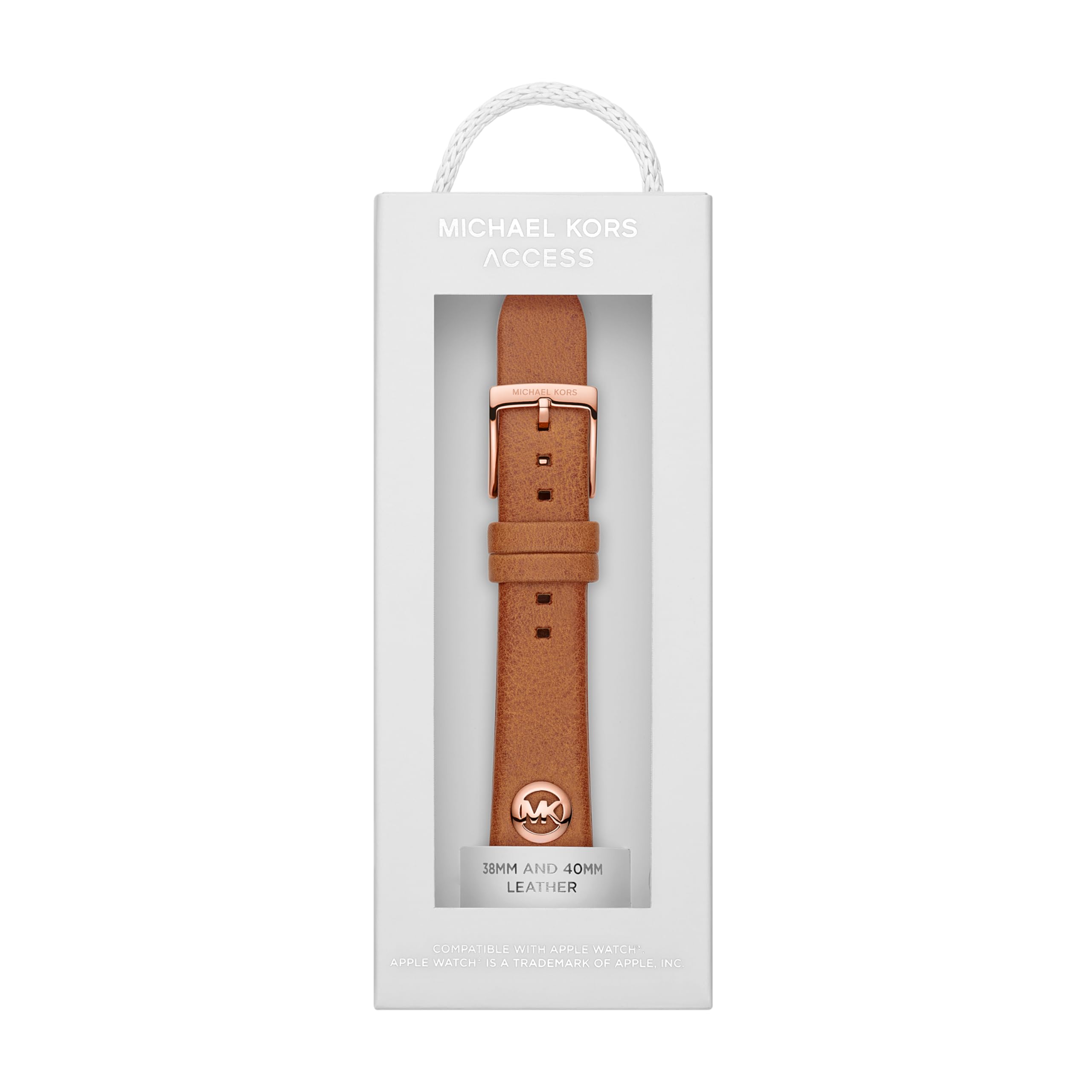 Michael Kors Band for Apple Watch; Silicone or Leather Smart Watch Bands for Women; Compatible with Apple Watch 38mm, 40mm, 41mm
