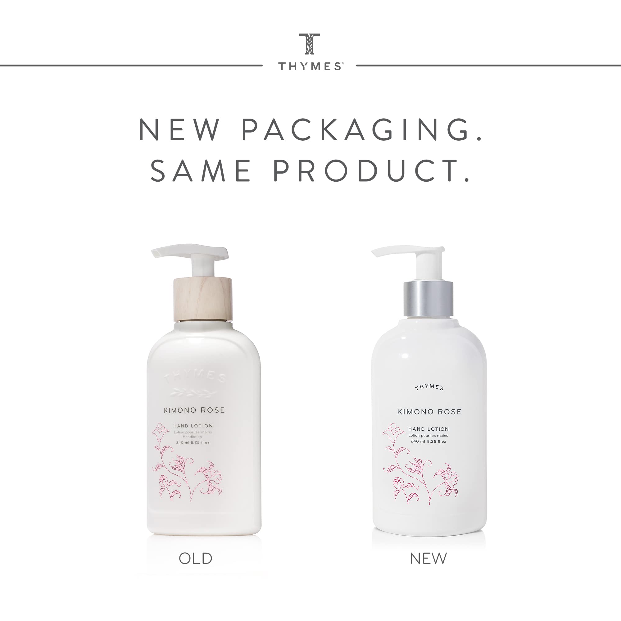 Thymes Hand Lotion Gold Pump - 8.25 Fl Oz - Eucalyptus