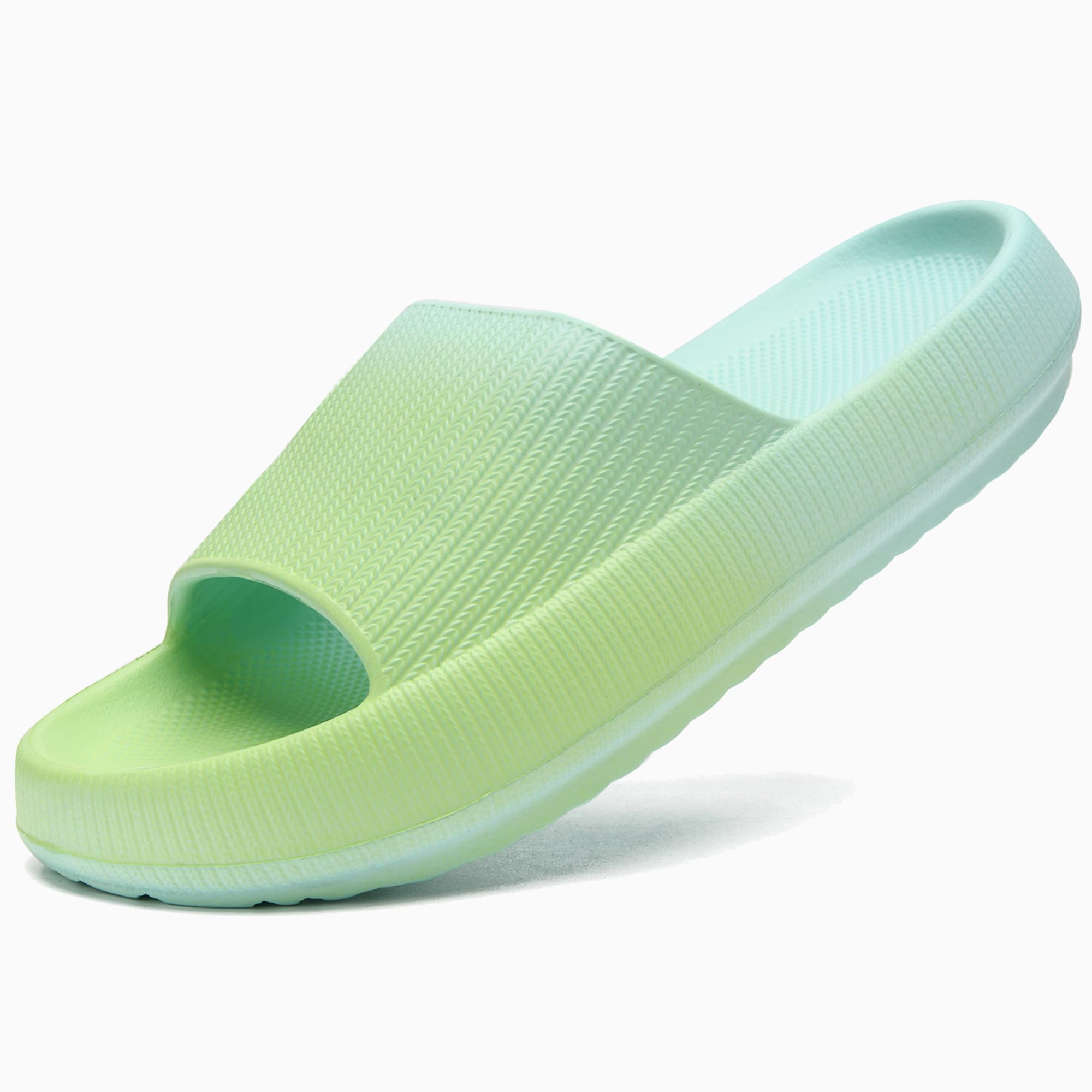 rosyclo Cloud Slippers for Women and Men, Pillow House Slippers Shower Shoes Indoor Slides Bathroom Sandals, Ultimate Comfort, Lightweight, Thick Sole, Non-Slip, Easy to Clean
