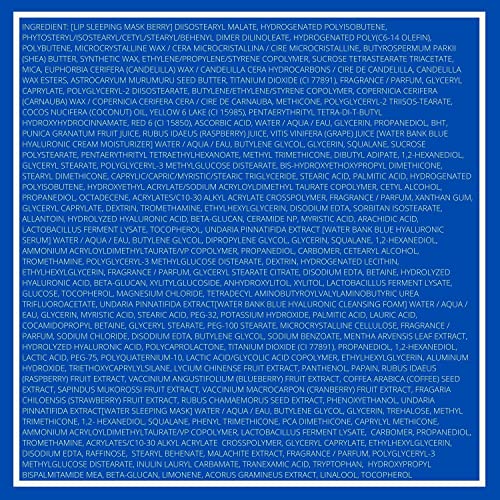 LANEIGE Icons To Go & Besties Set: Water Bank Cream, Cream Skin, Water Sleeping Mask, Lip Sleeping Mask, Hyaluronic Acid, Squalane, Coconut Oil, Vitamin C, Travel Friendly