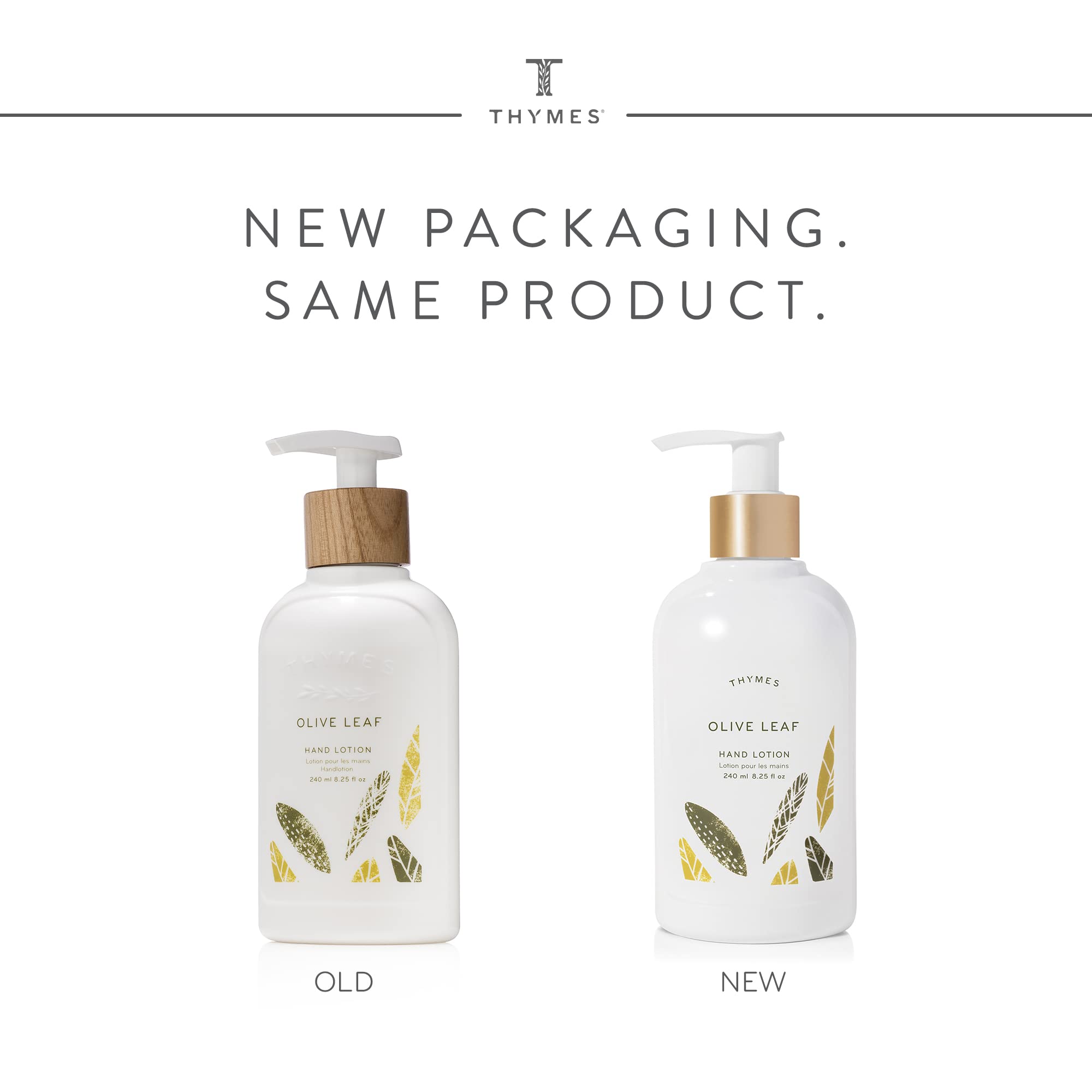Thymes Hand Lotion Gold Pump - 8.25 Fl Oz - Eucalyptus