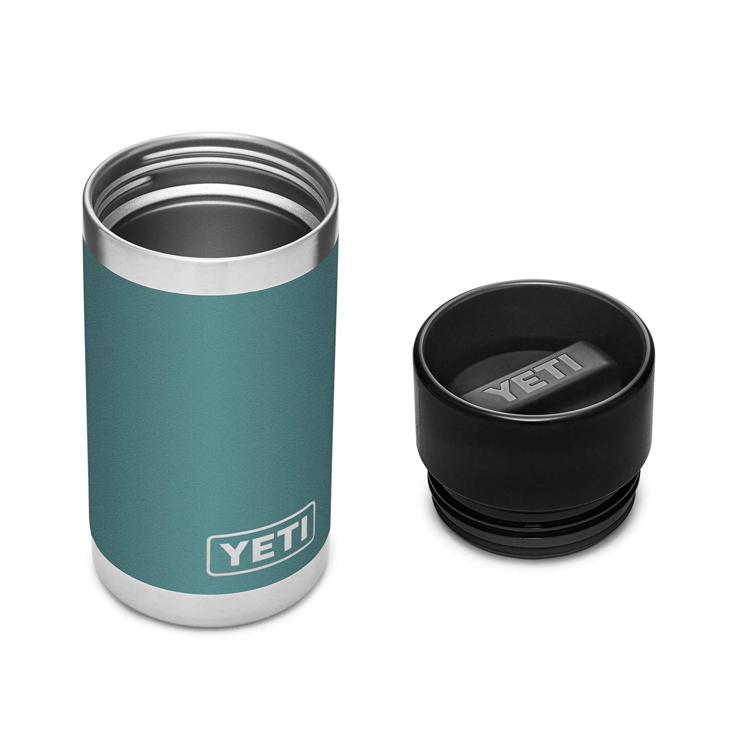 YETI Rambler 12 oz Bottle, Stainless Steel, Vacuum Insulated, with Hot Shot Cap