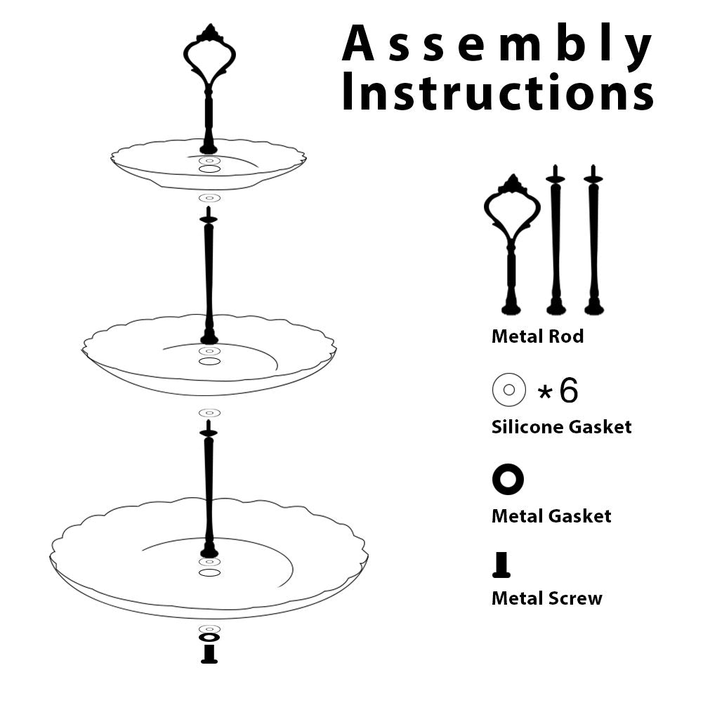 Sweejar Porcelain Tea Sets British Royal Series and 3 Tier Ceramic Cake Stand(Pink)